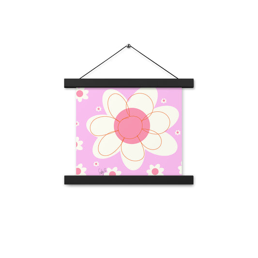 Yellow flower Poster with hangers