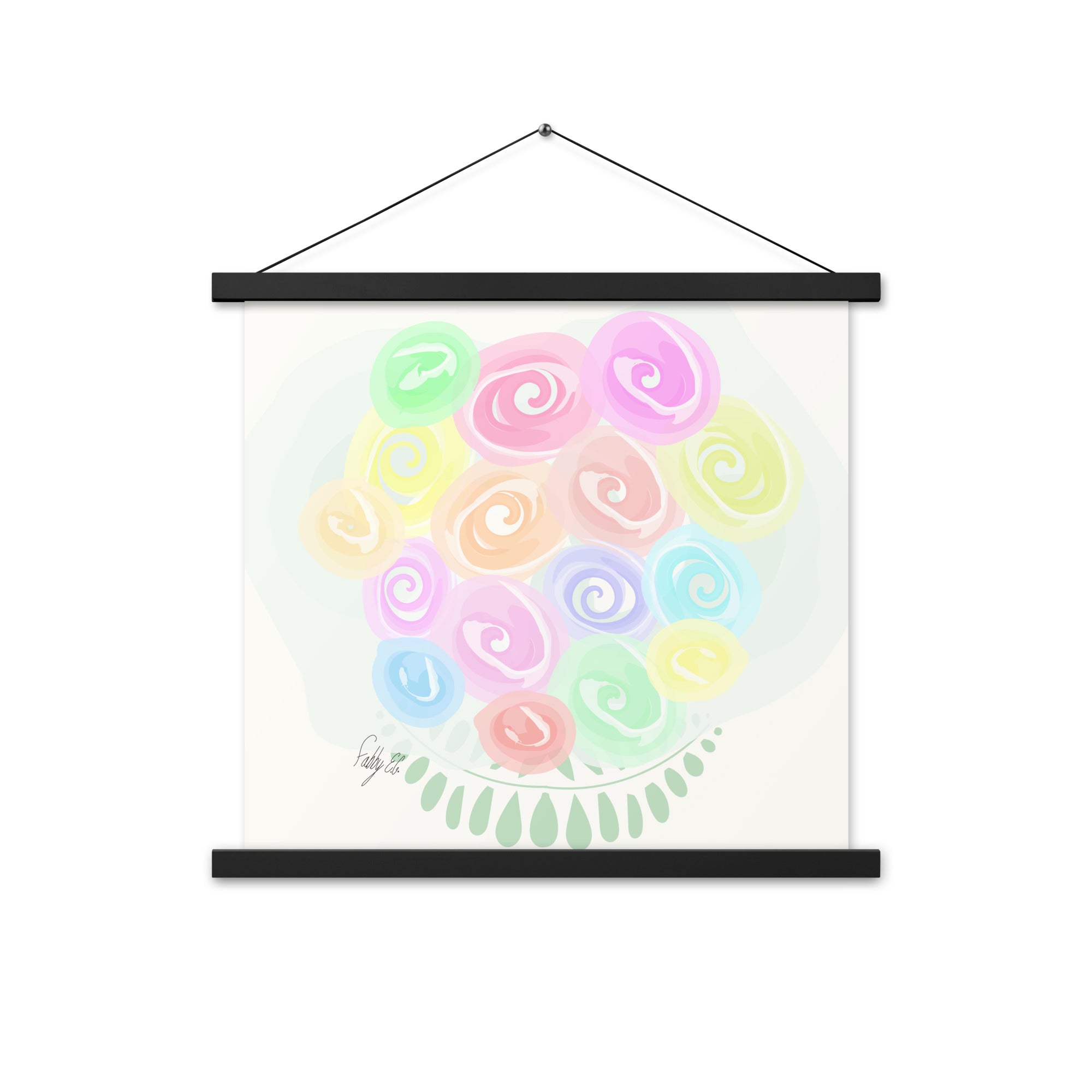 Bouquet of flowers Poster with hangers