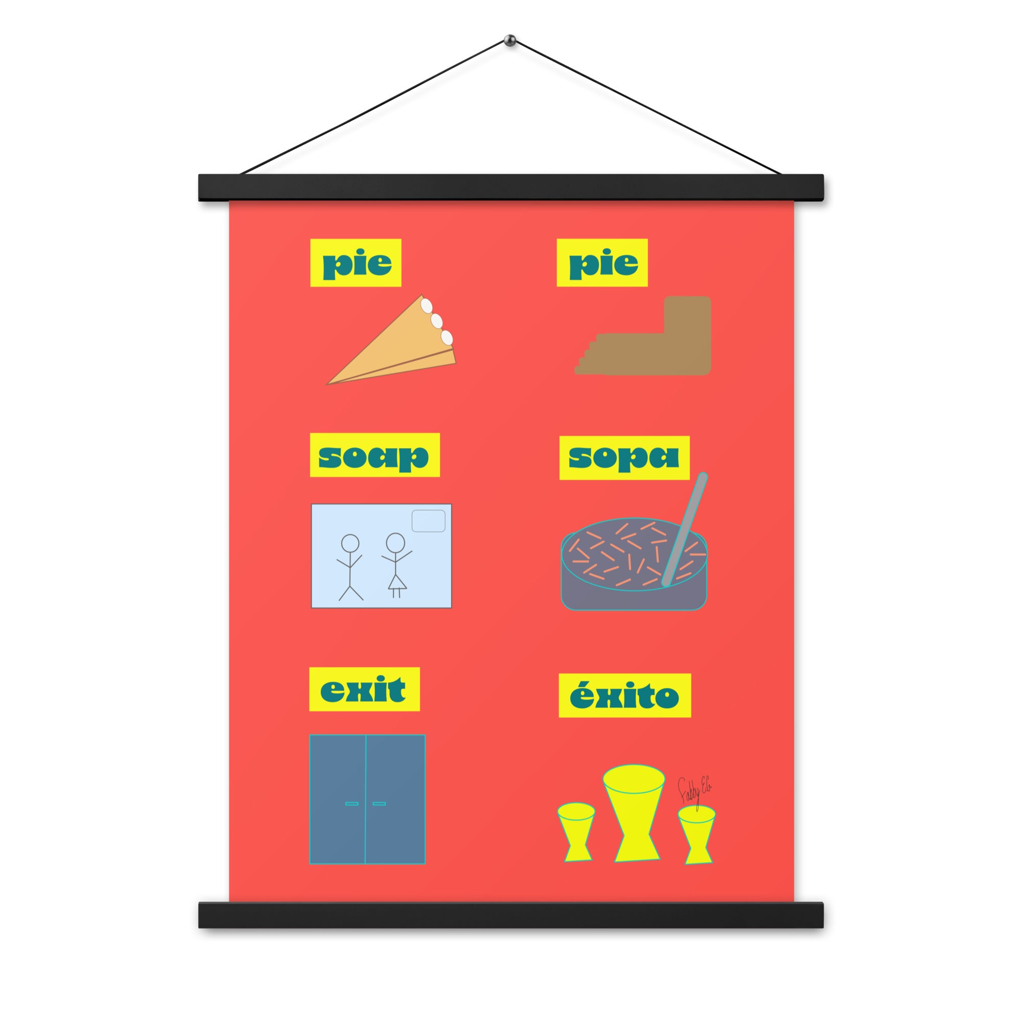 Translation day Poster with hangers