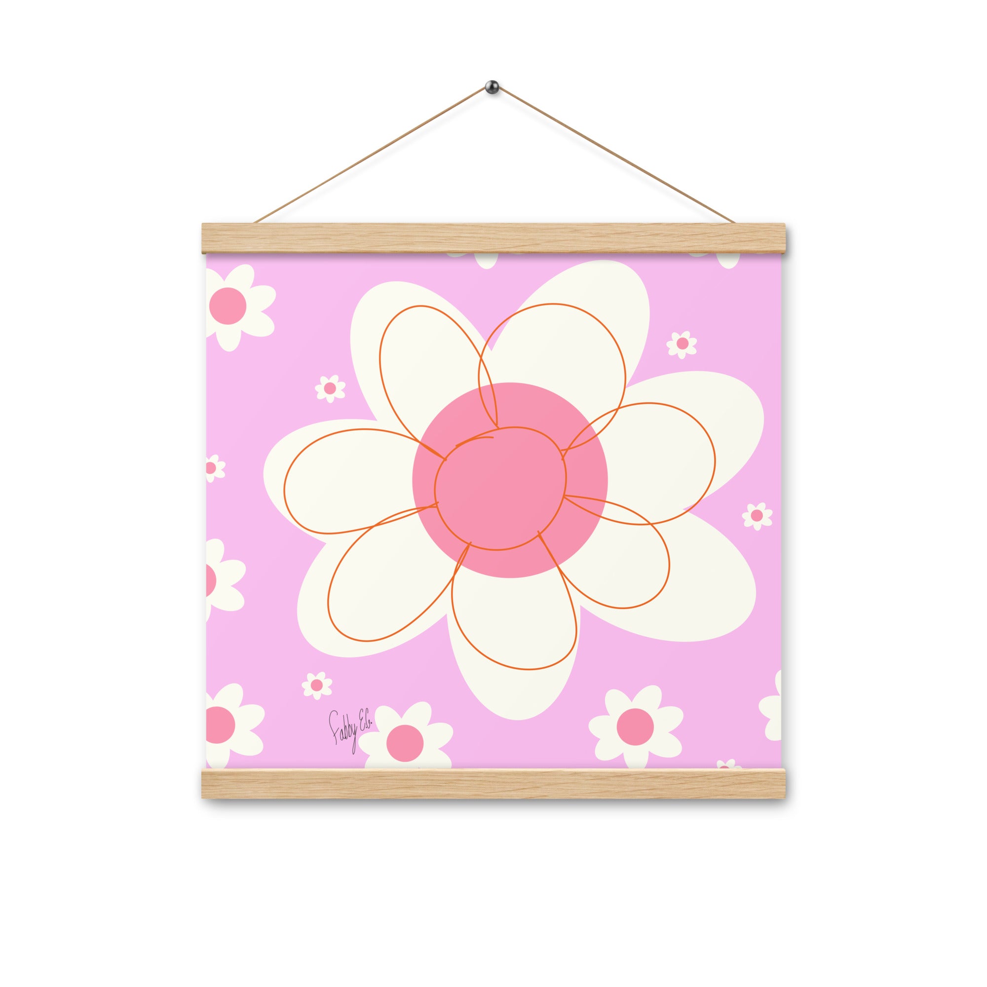 Yellow flower Poster with hangers