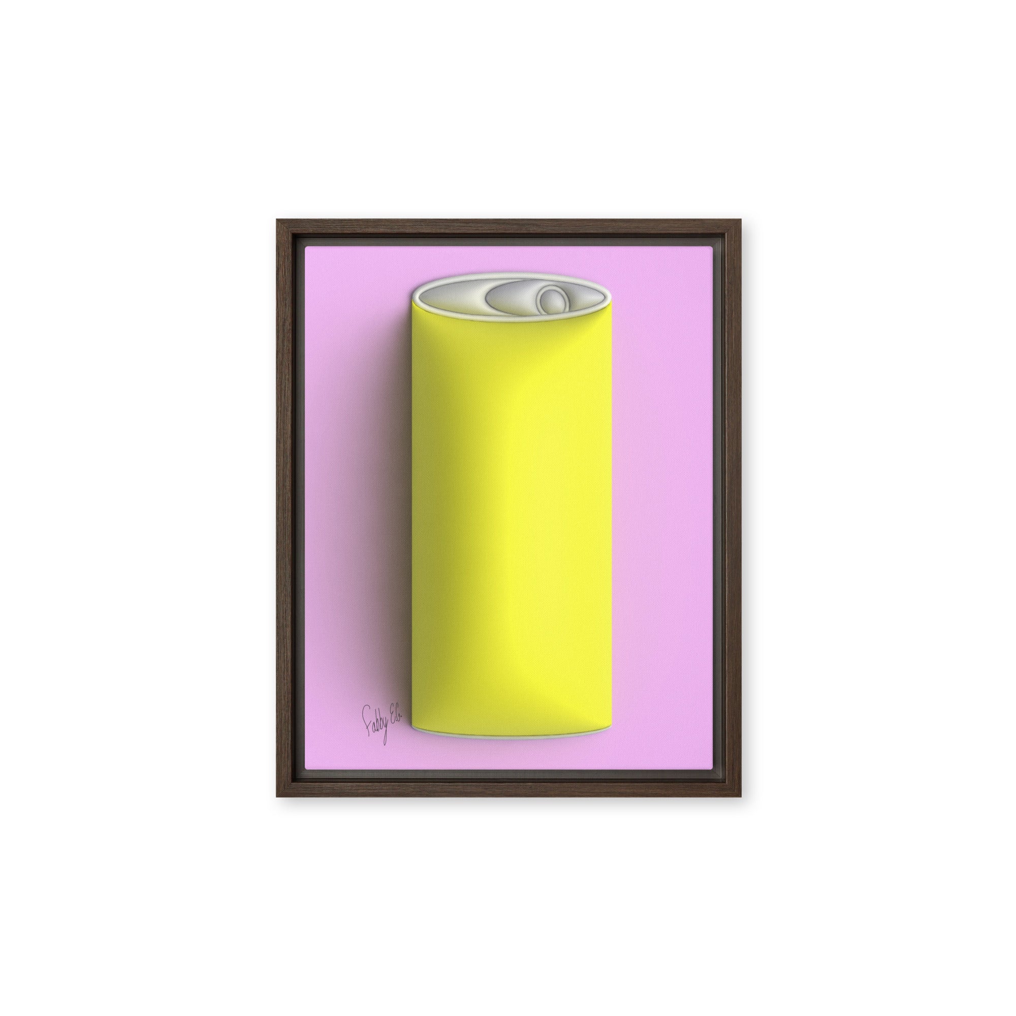 Fun soda 3D framed canvas