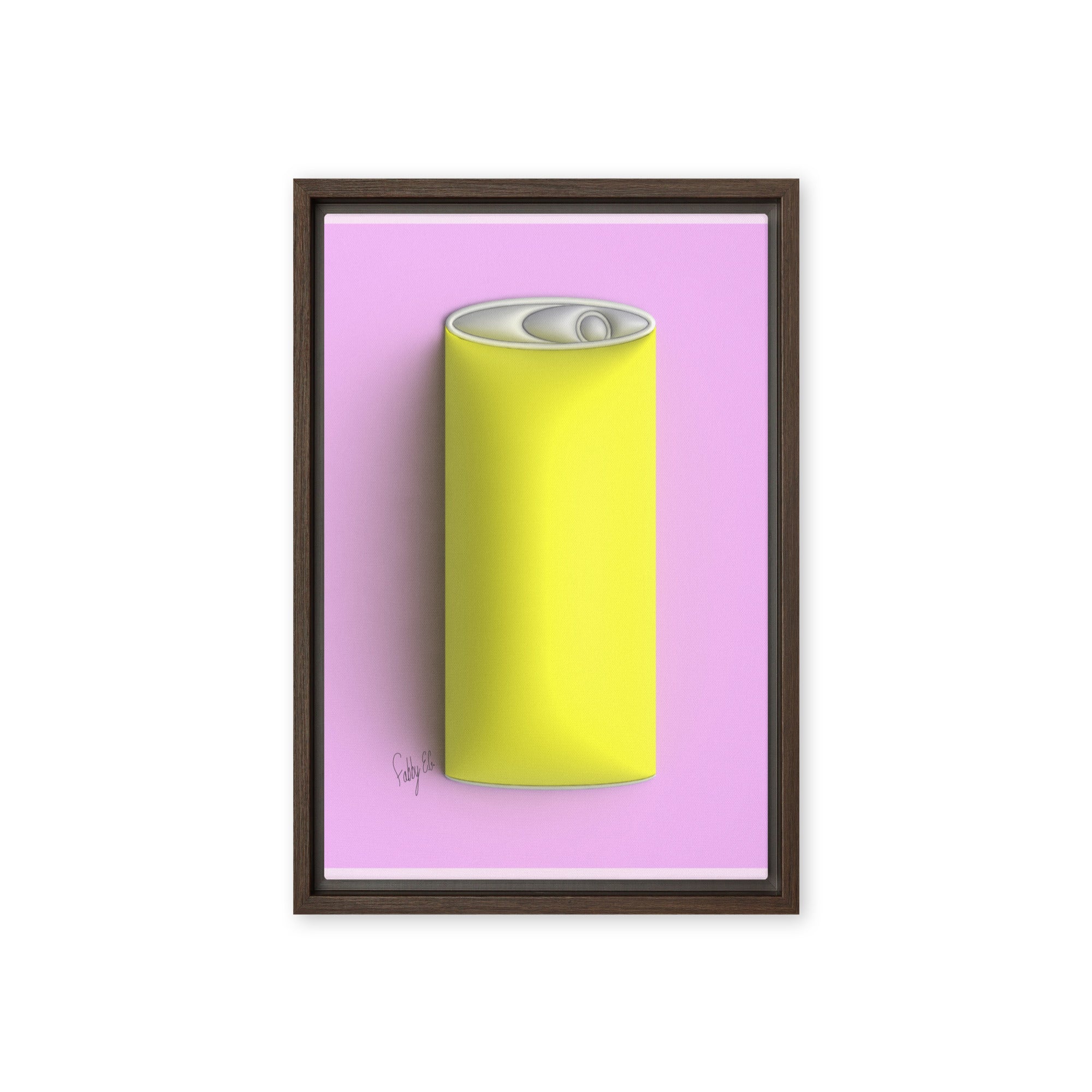 Fun soda 3D framed canvas