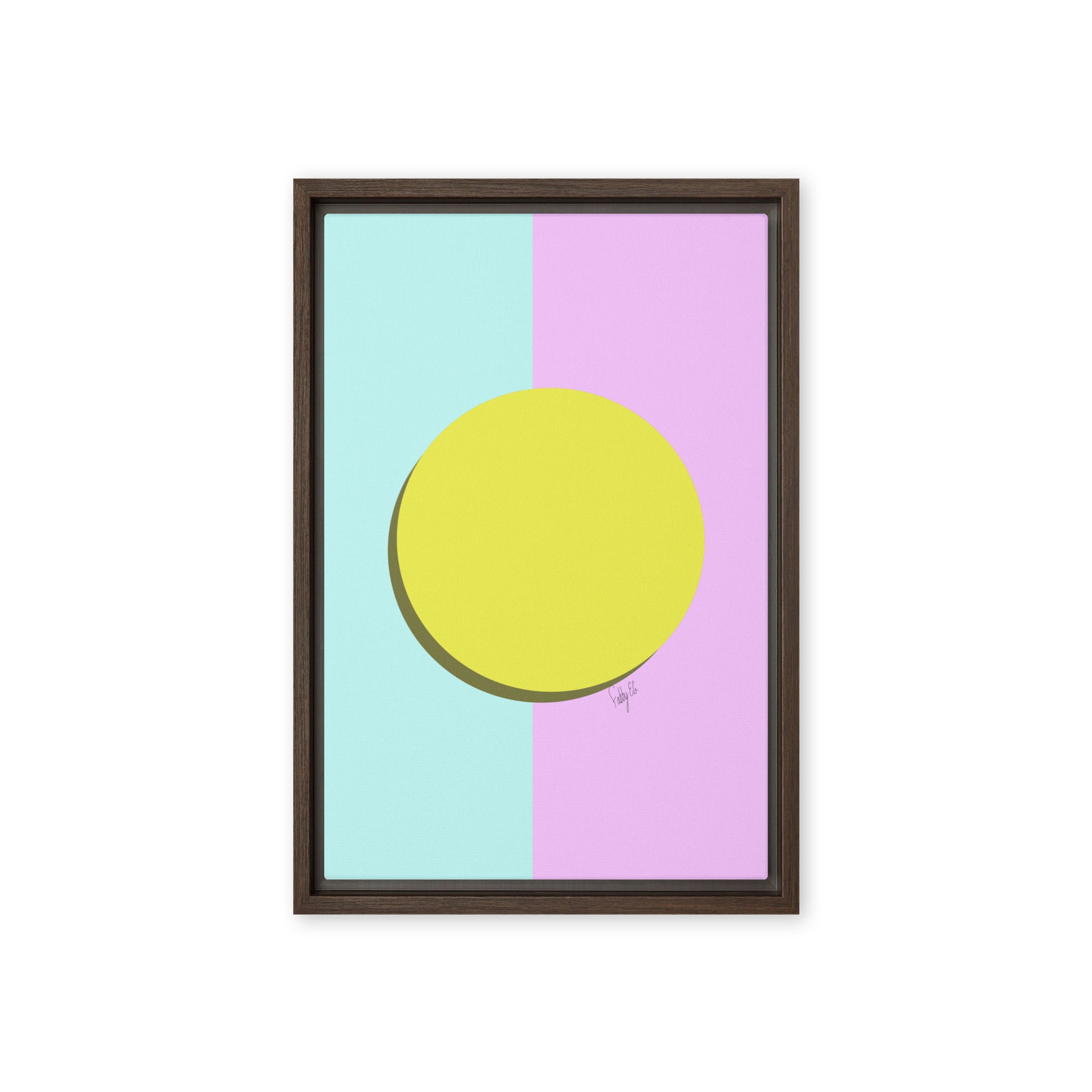 Equal Pay, give me what you owe me framed canvas