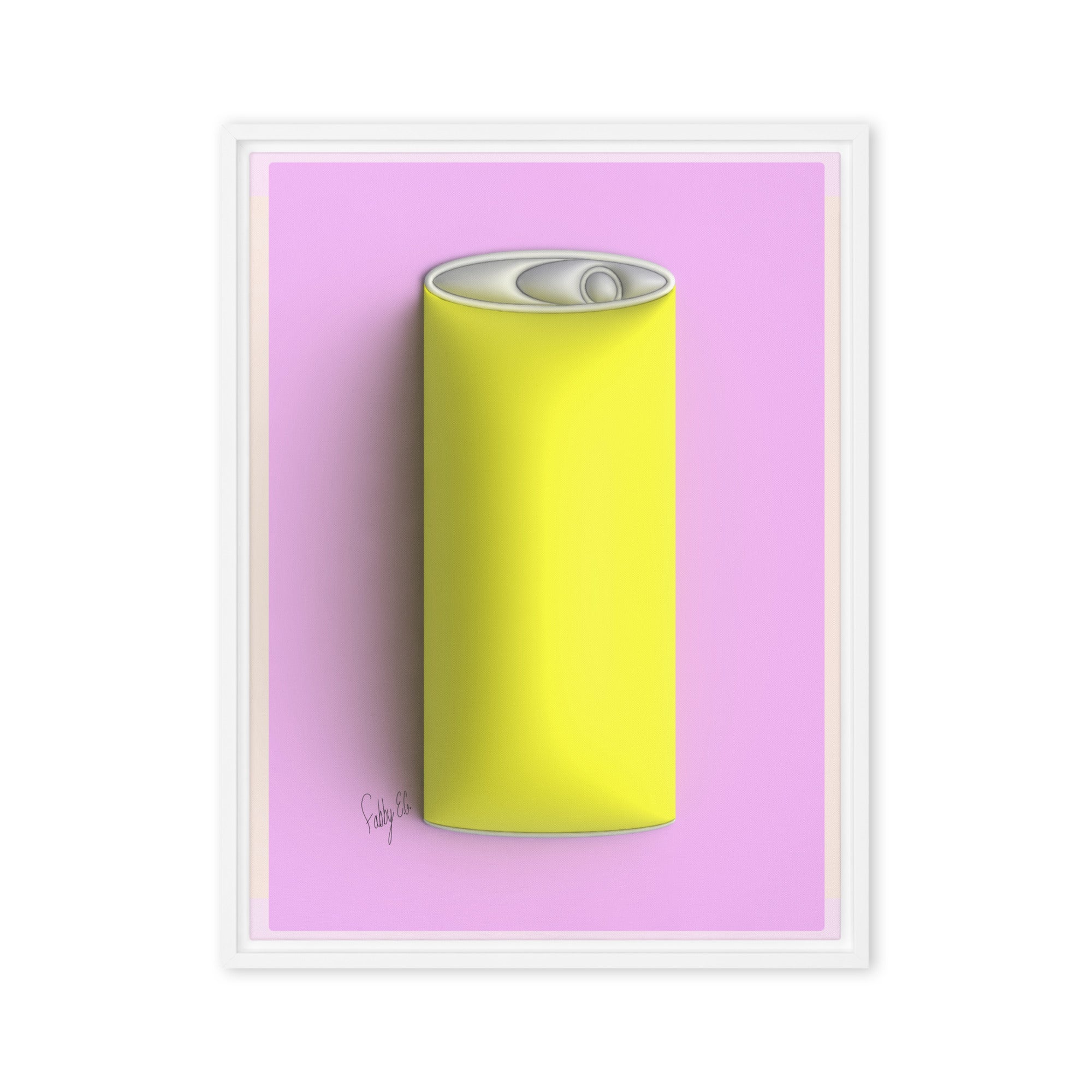Fun soda 3D framed canvas