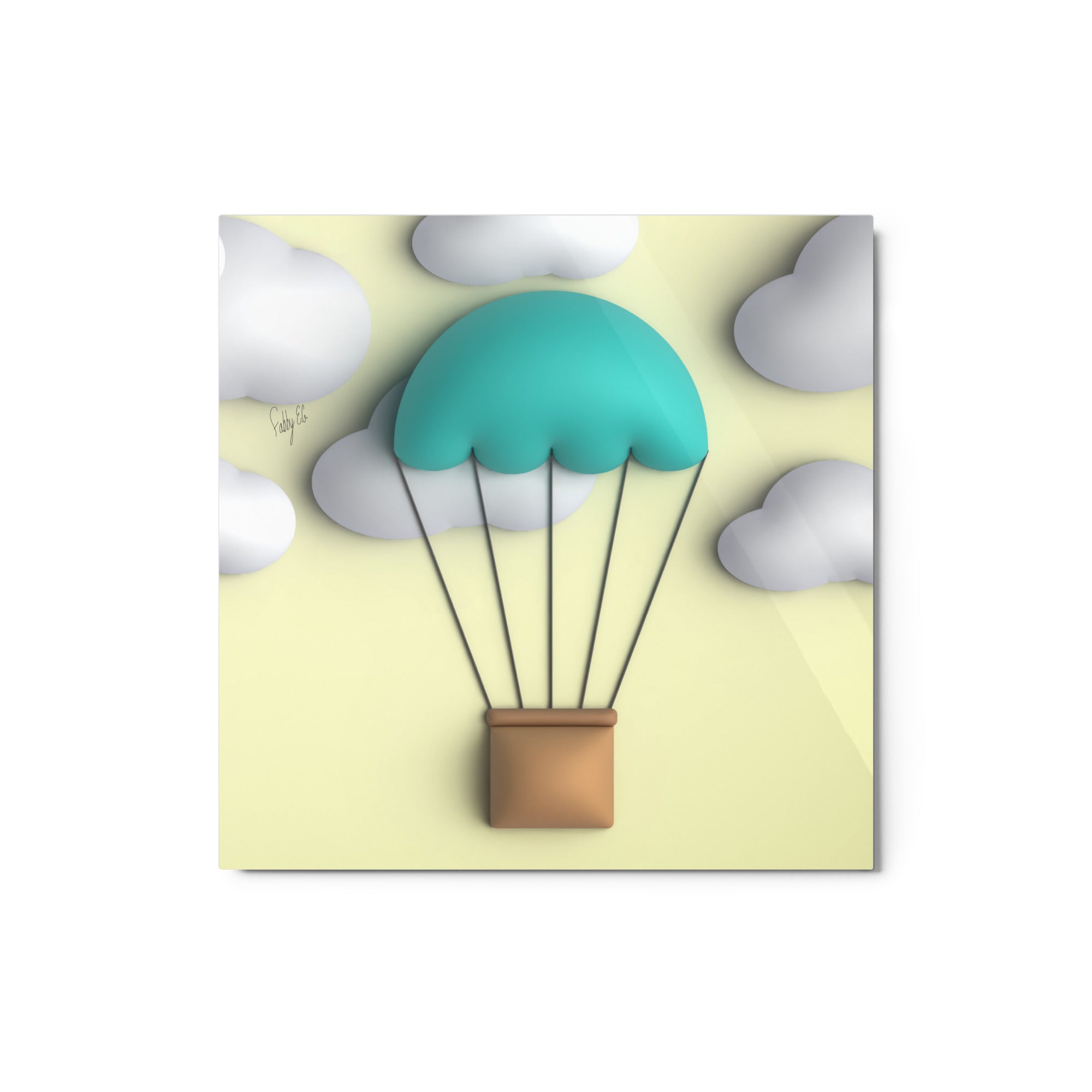 Air ballon metal prints