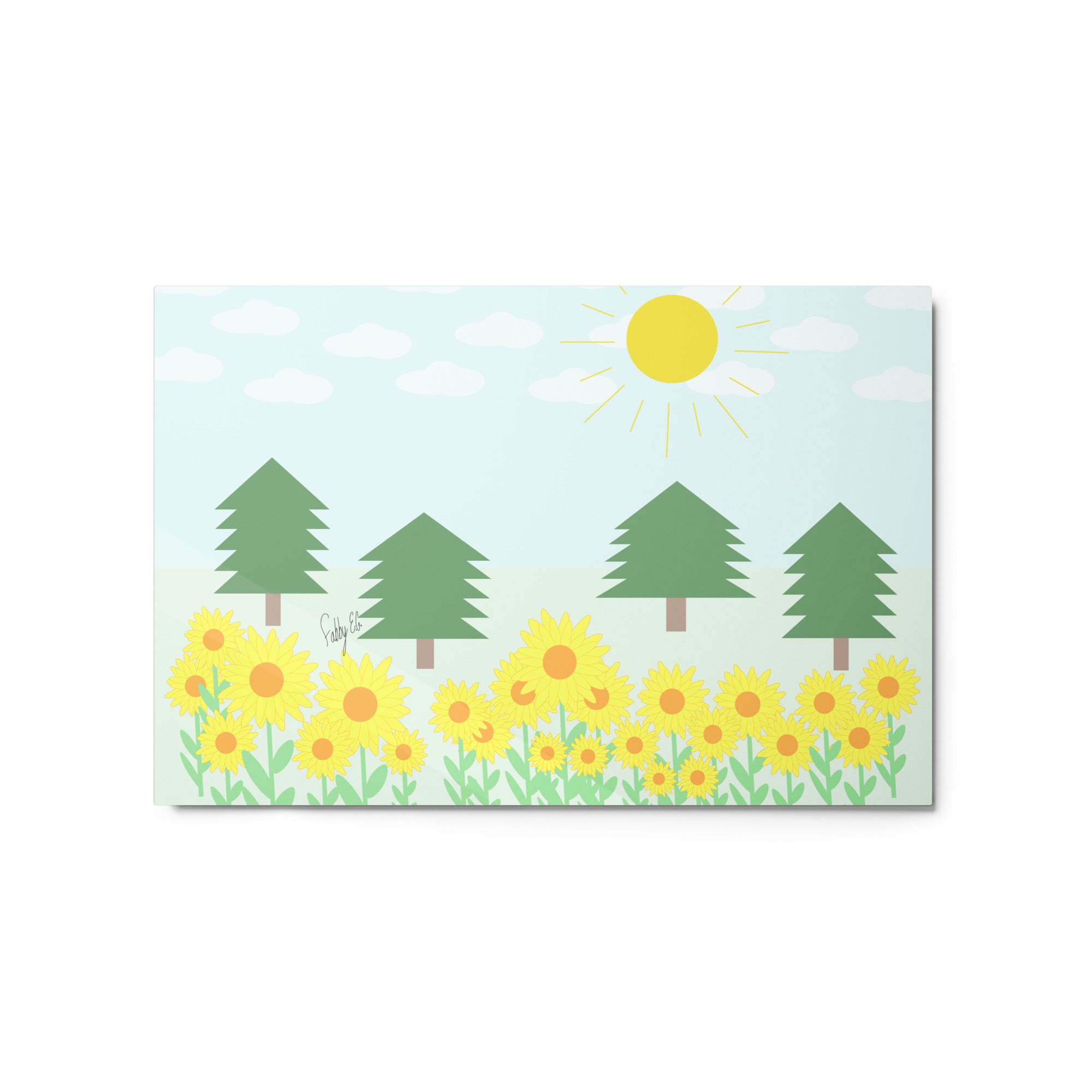 Peace day (horizontal) metal prints