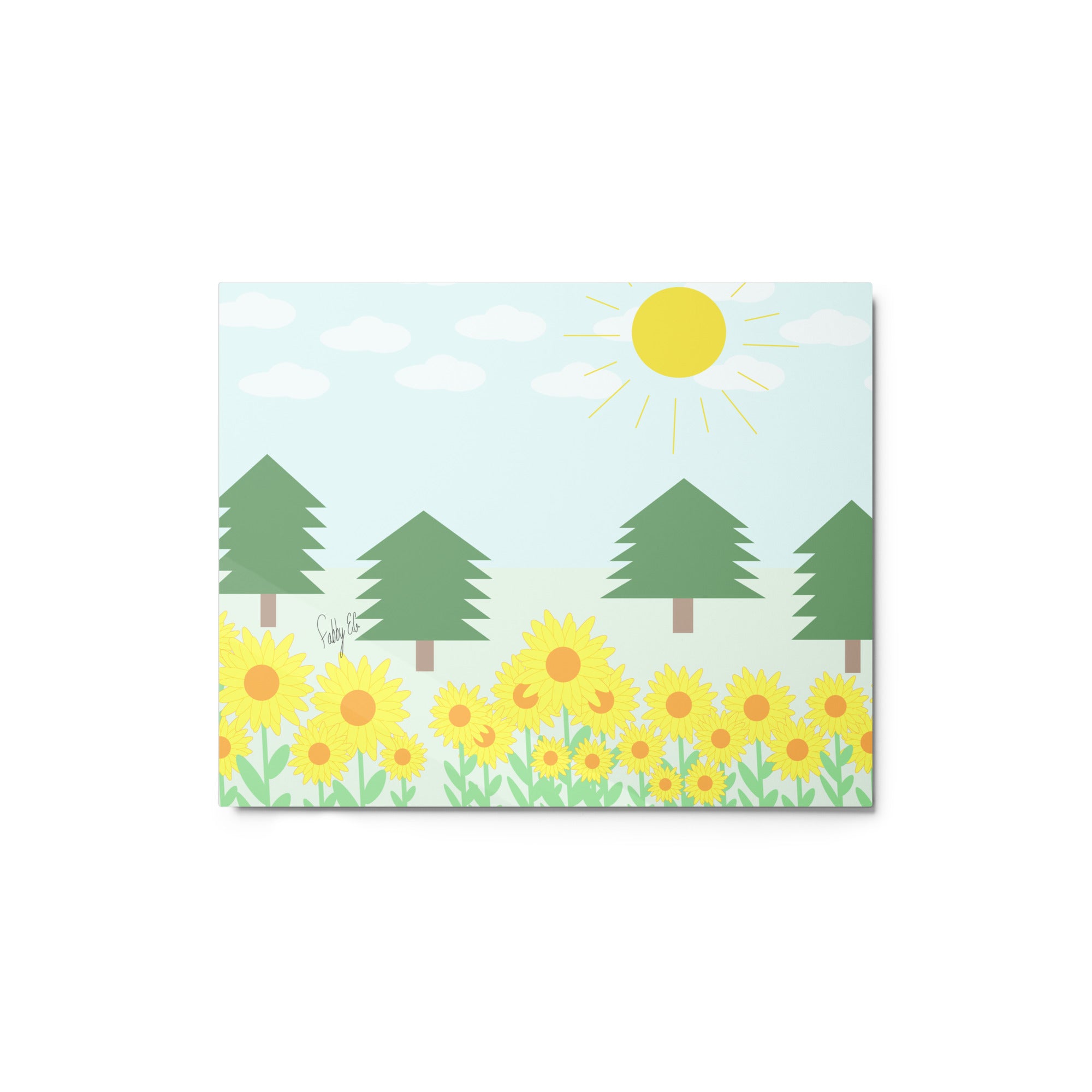 Peace day (horizontal) metal prints