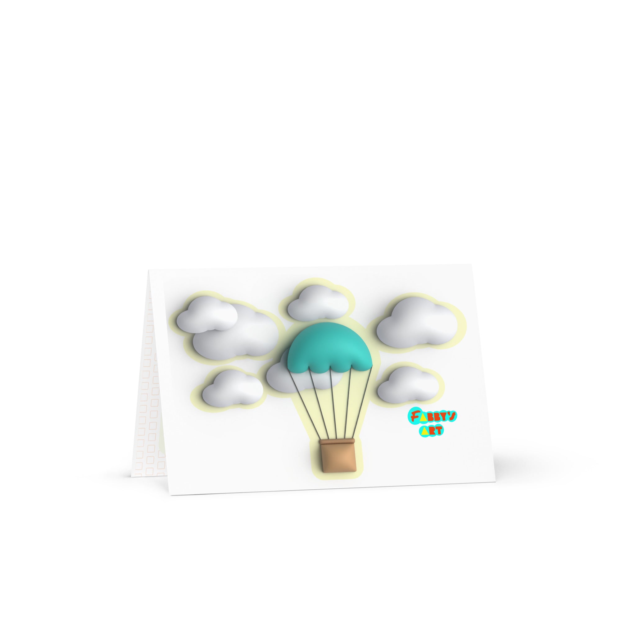 Air ballon, Greeting Card