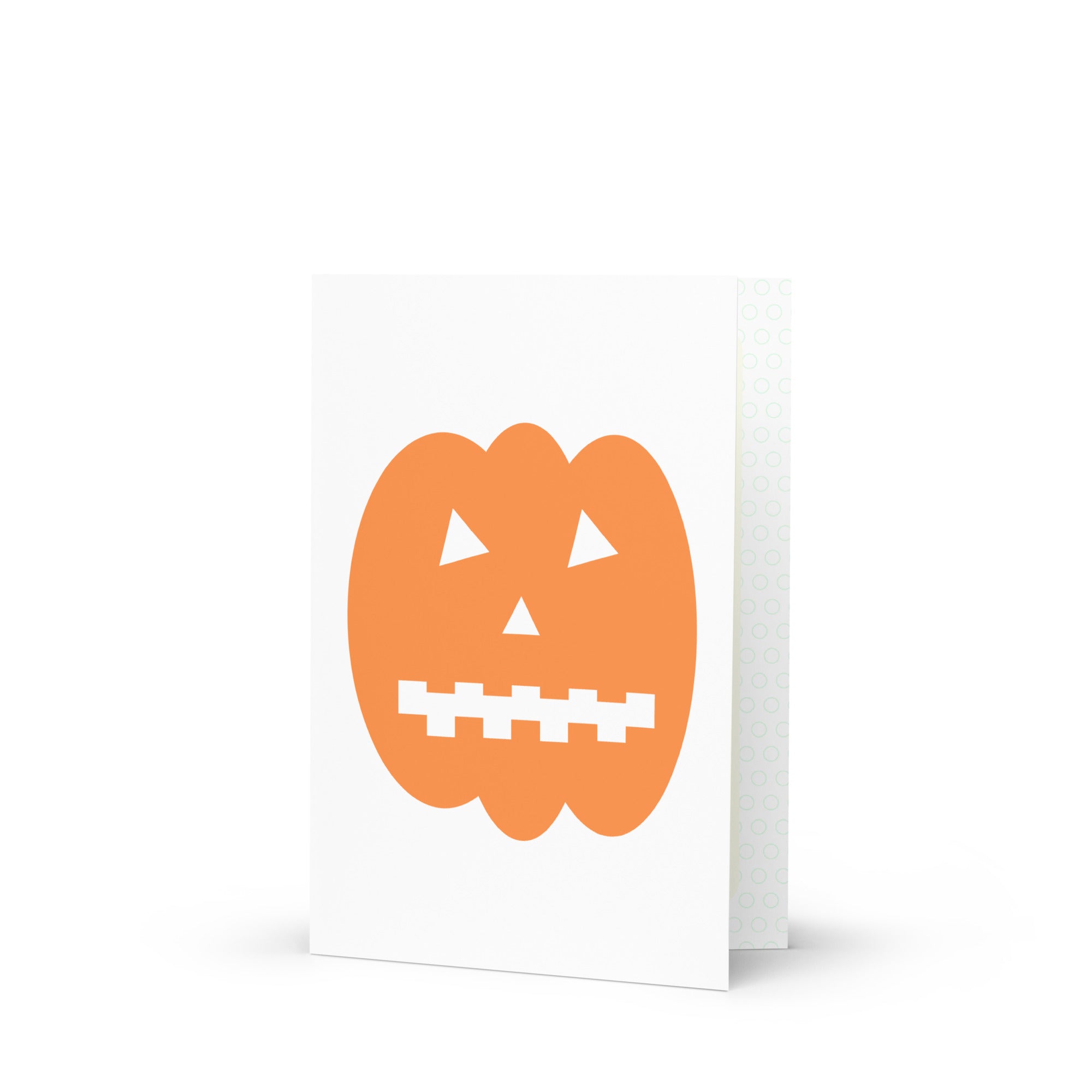 Spooky pumpkin, Greeting Card