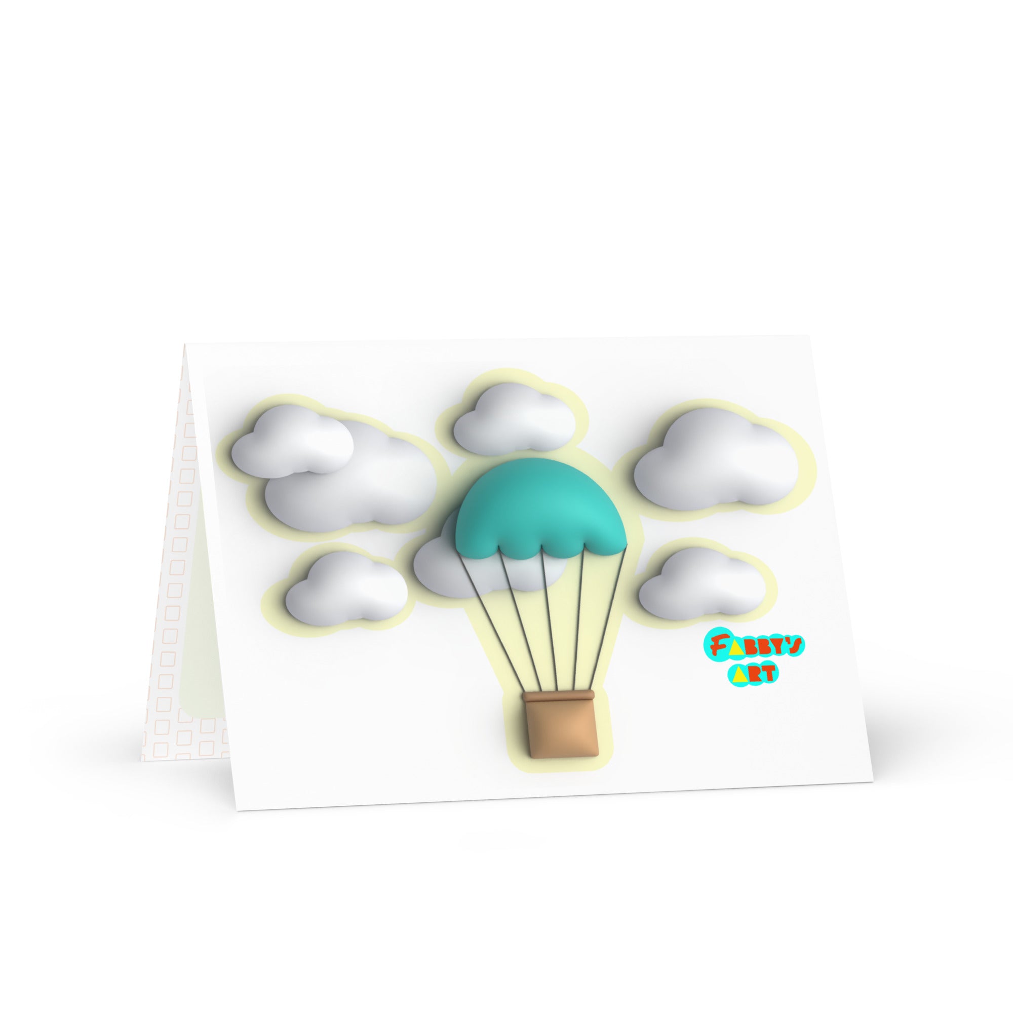 Air ballon, Greeting Card