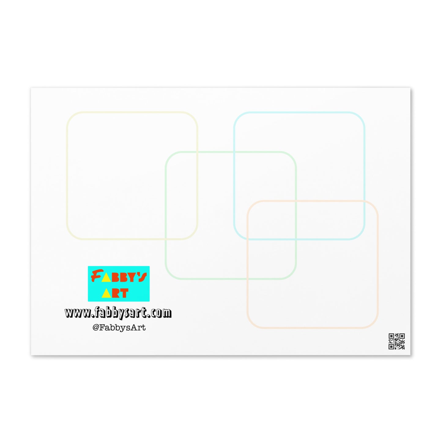Blue car in green, Greeting Card