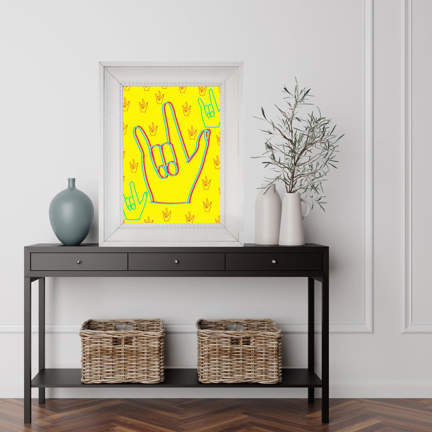 I love you sign language, (enhanced matte paper) Poster