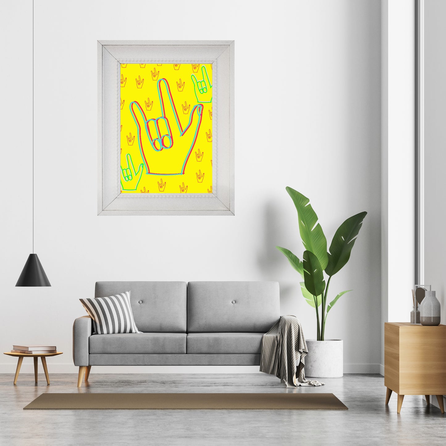 I love you sign language, (enhanced matte paper) Poster