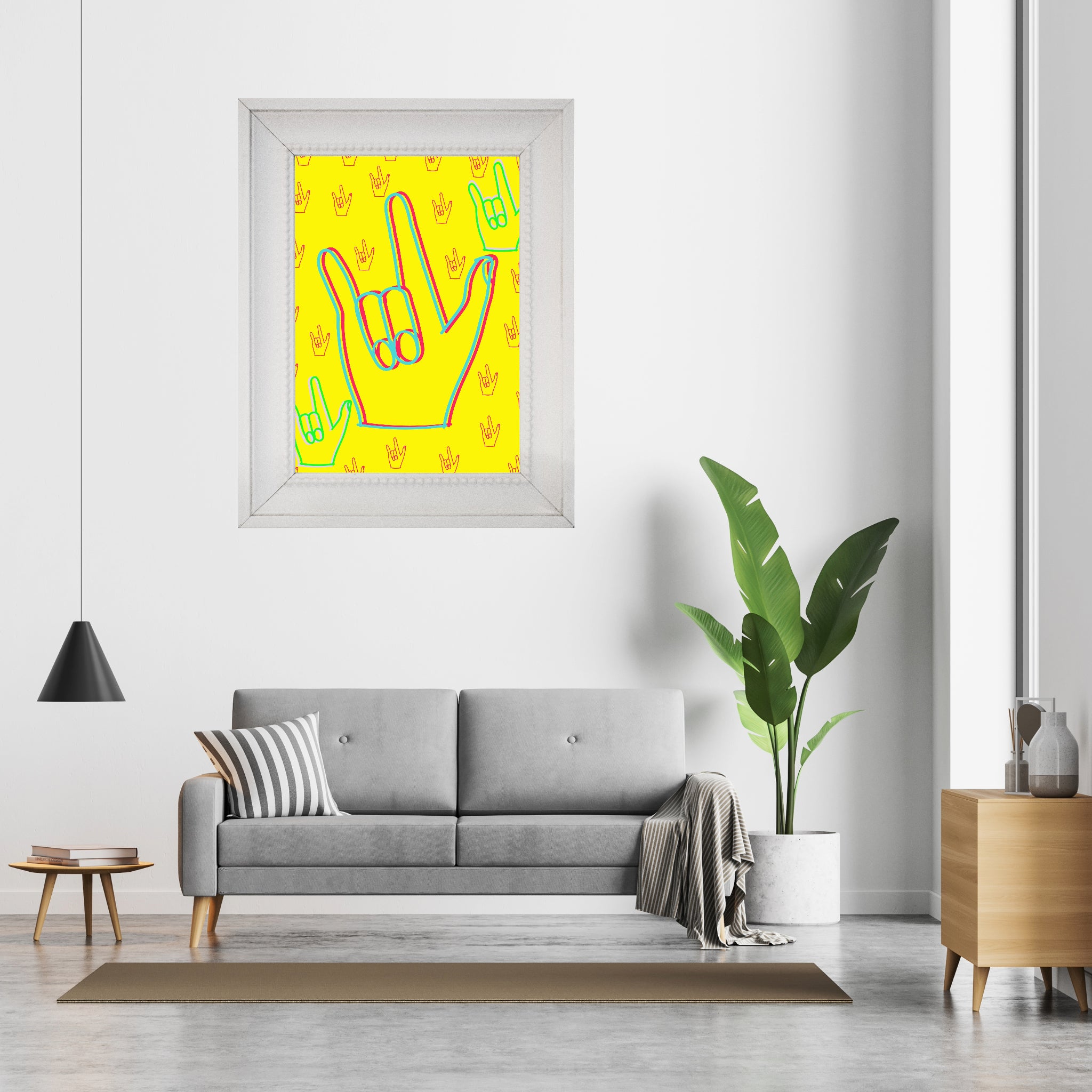 I love you sign language, (enhanced matte paper) Poster