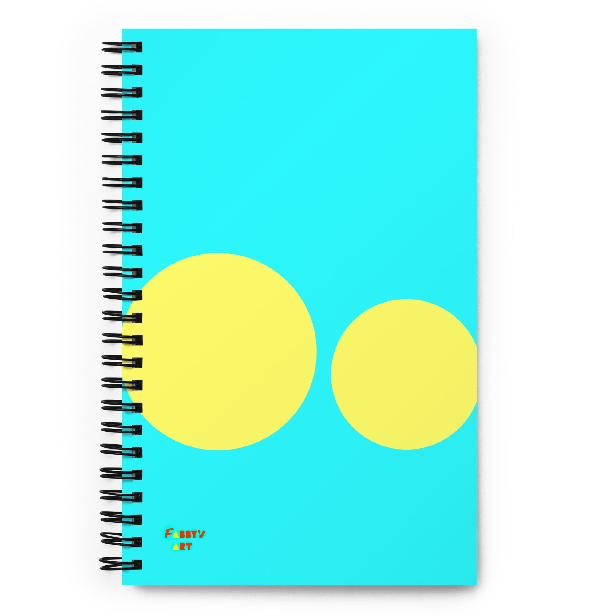 This escalated quickly cyan blue spiral notebook