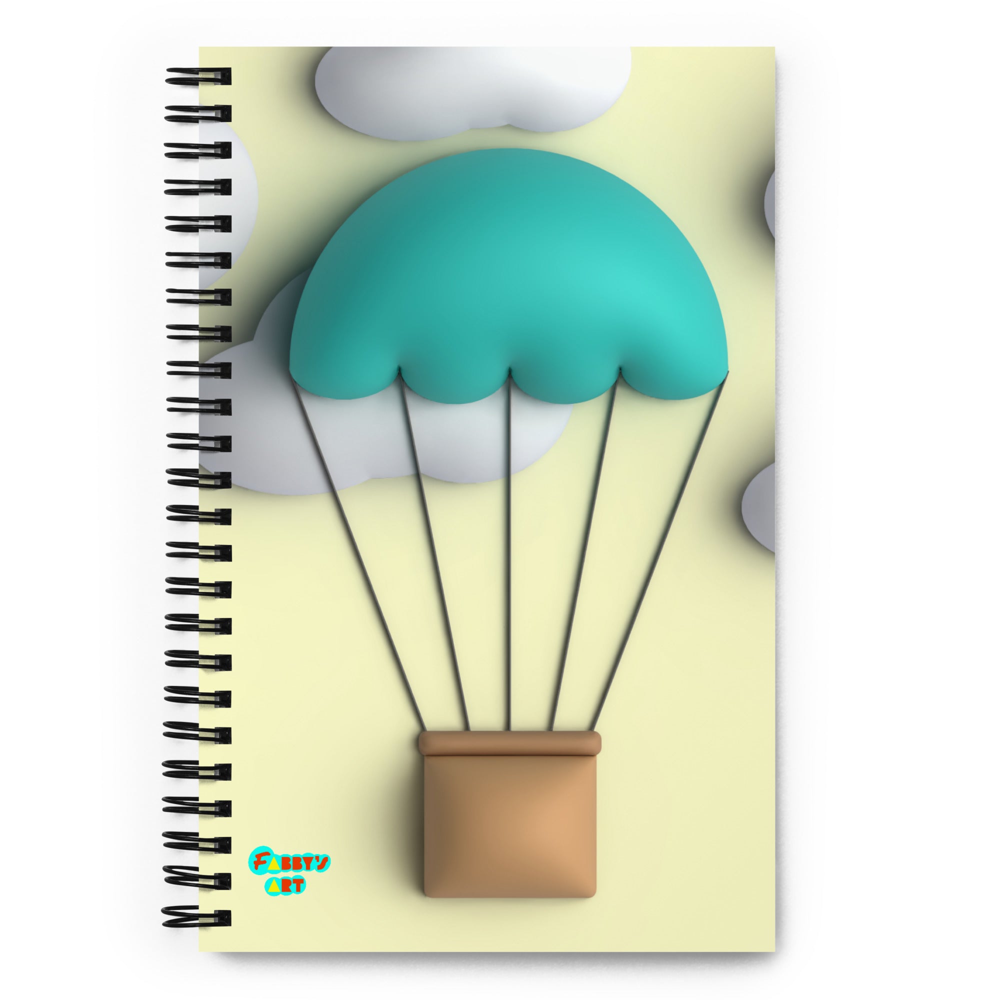 Air ballon spiral notebook