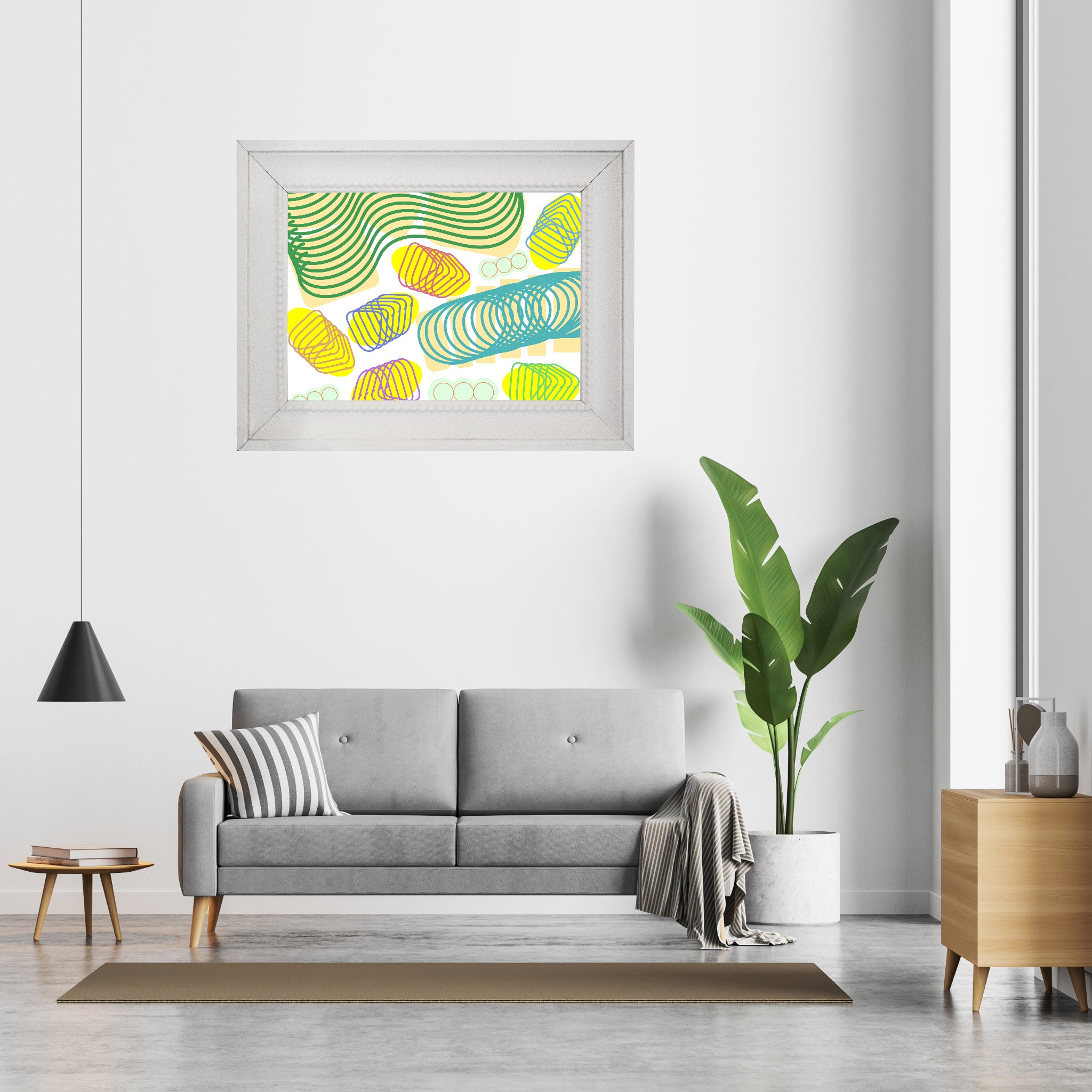 Spiral momentum (light colors), Poster