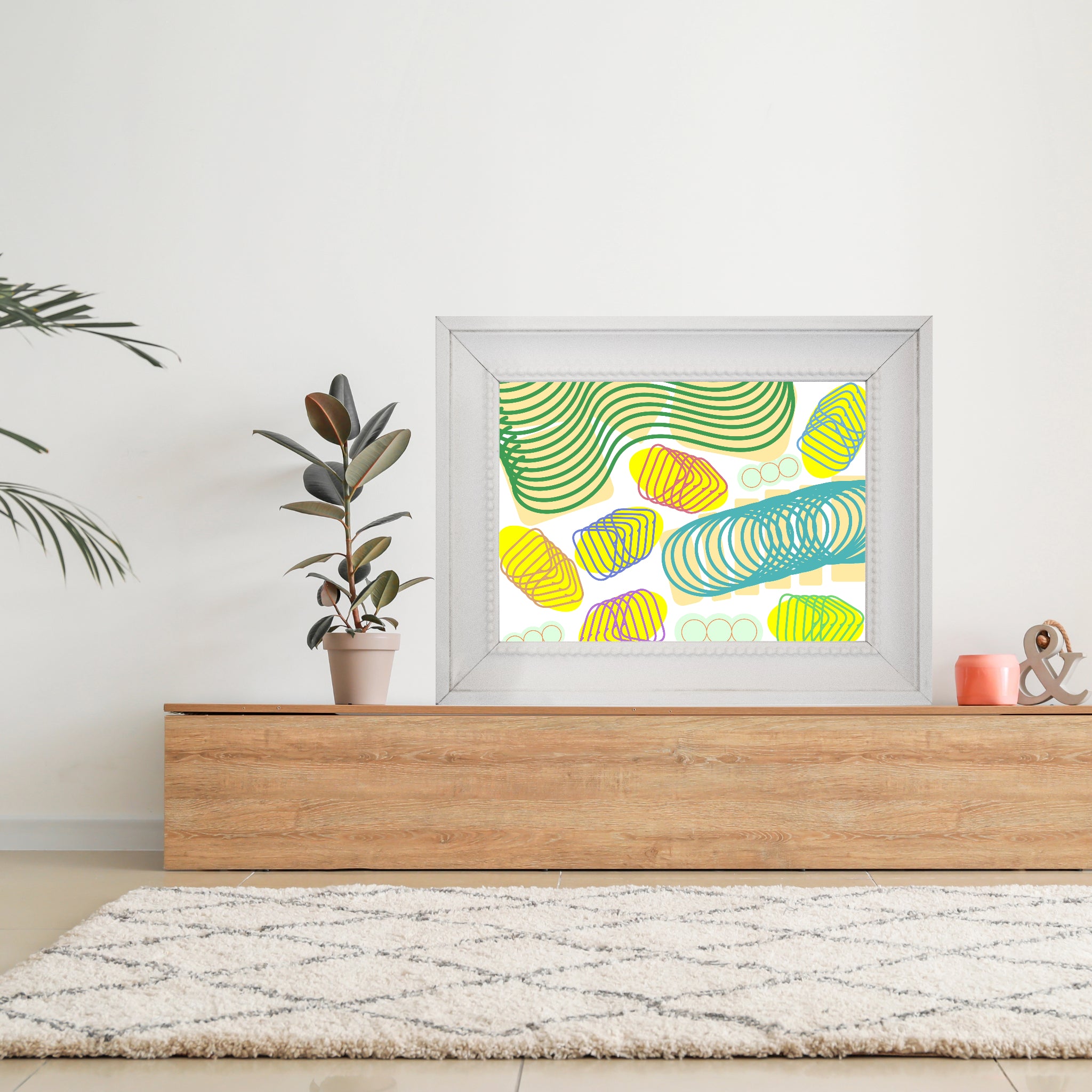 Spiral momentum (light colors), Poster
