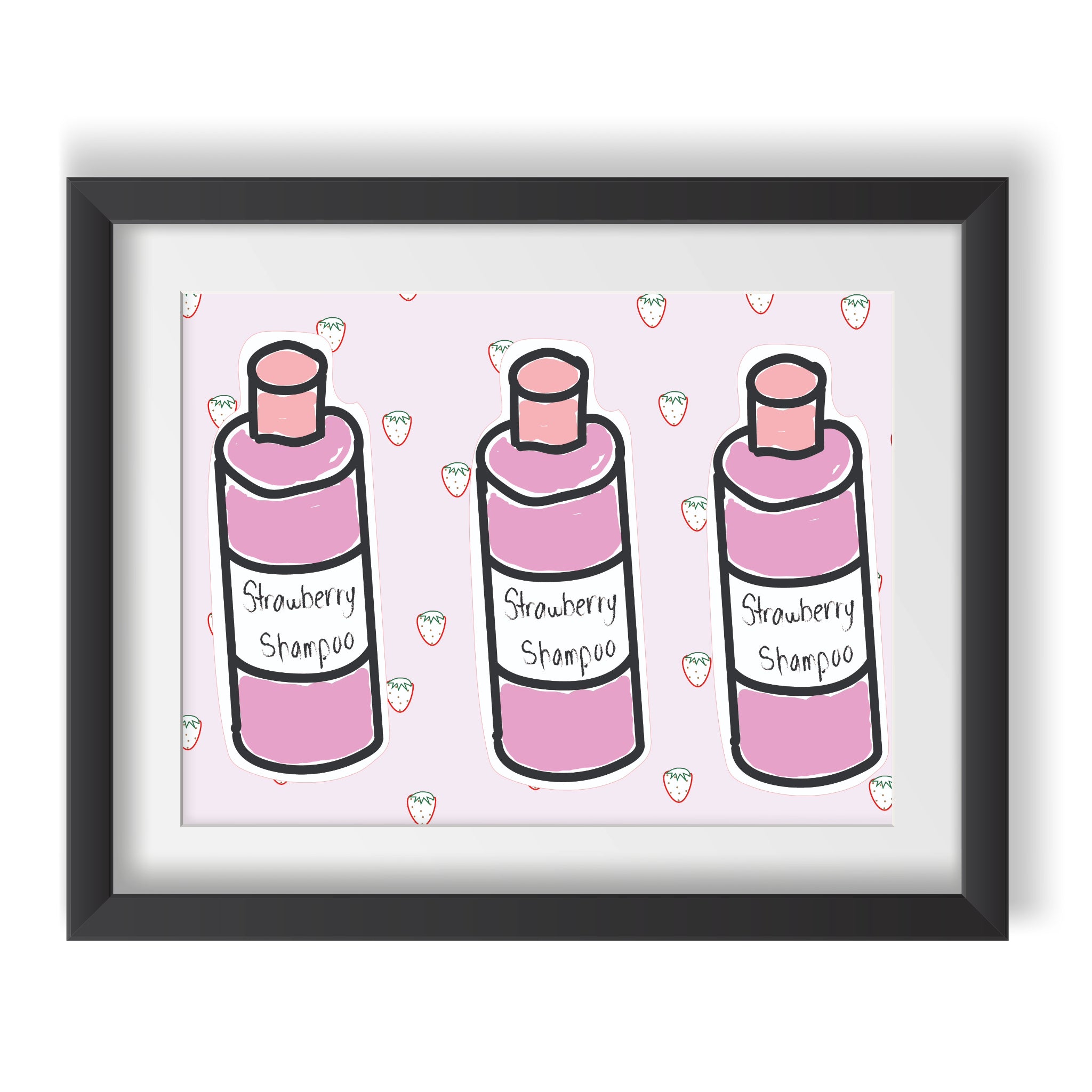 Strawberry Shampoo Poster