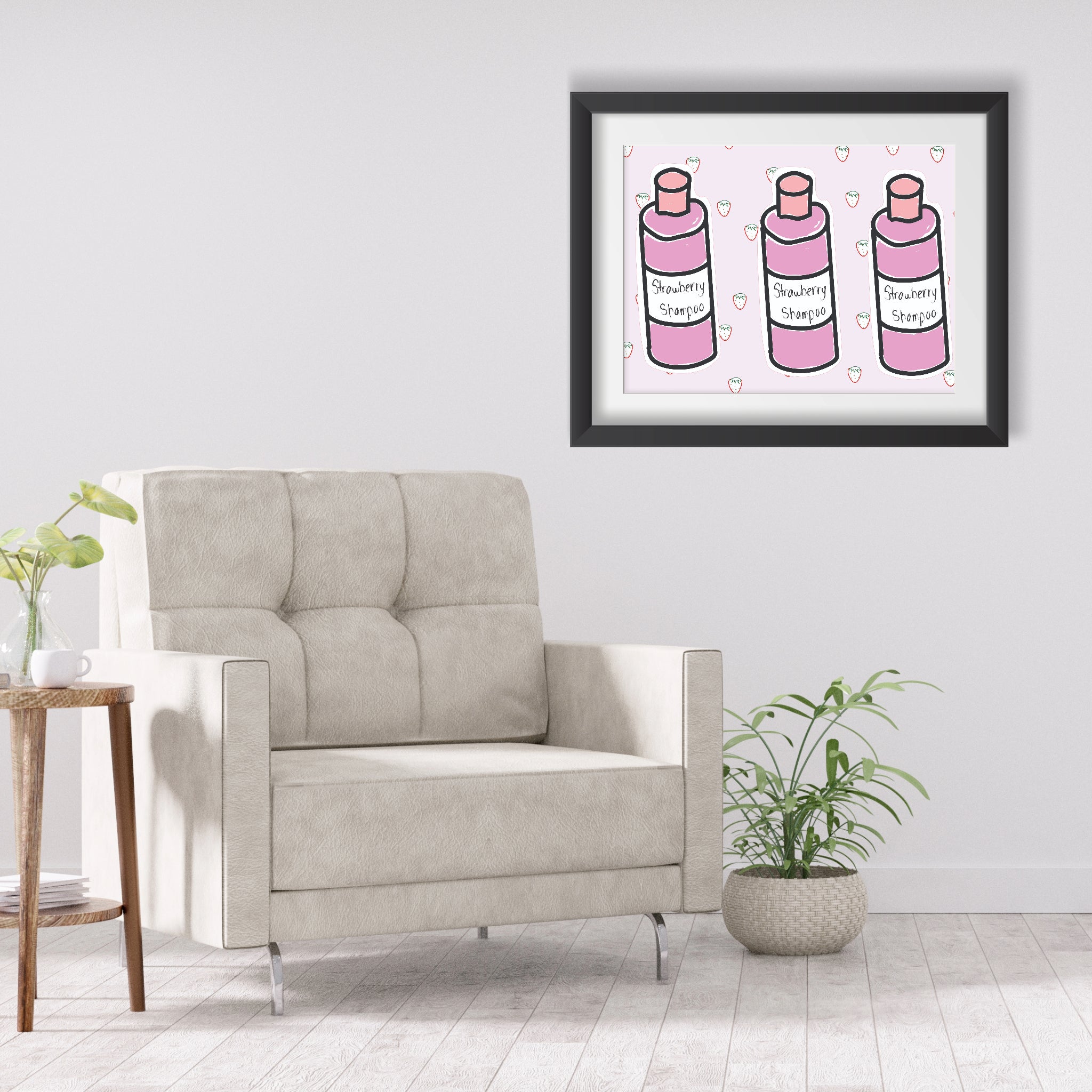 Strawberry Shampoo Poster