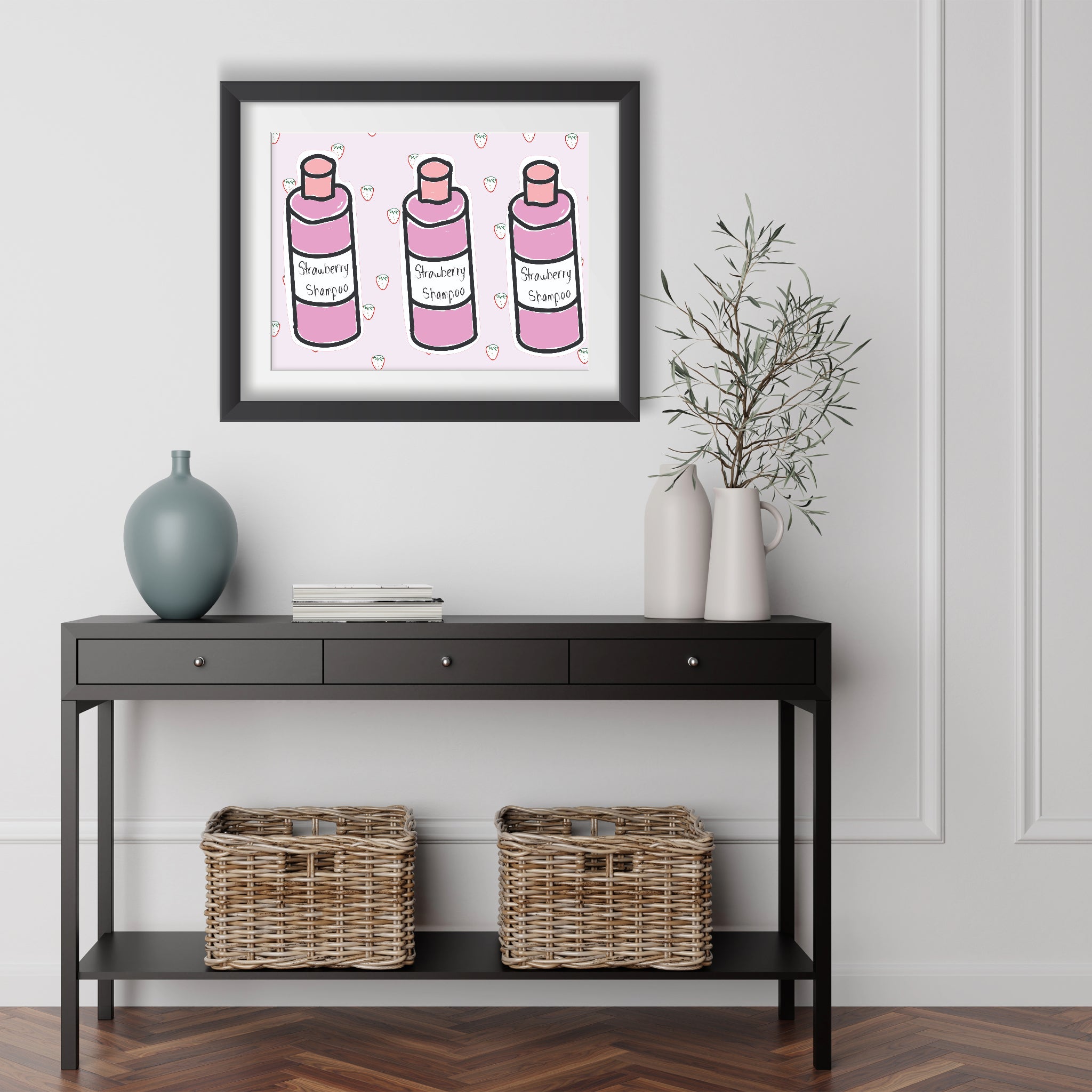 Strawberry Shampoo Poster
