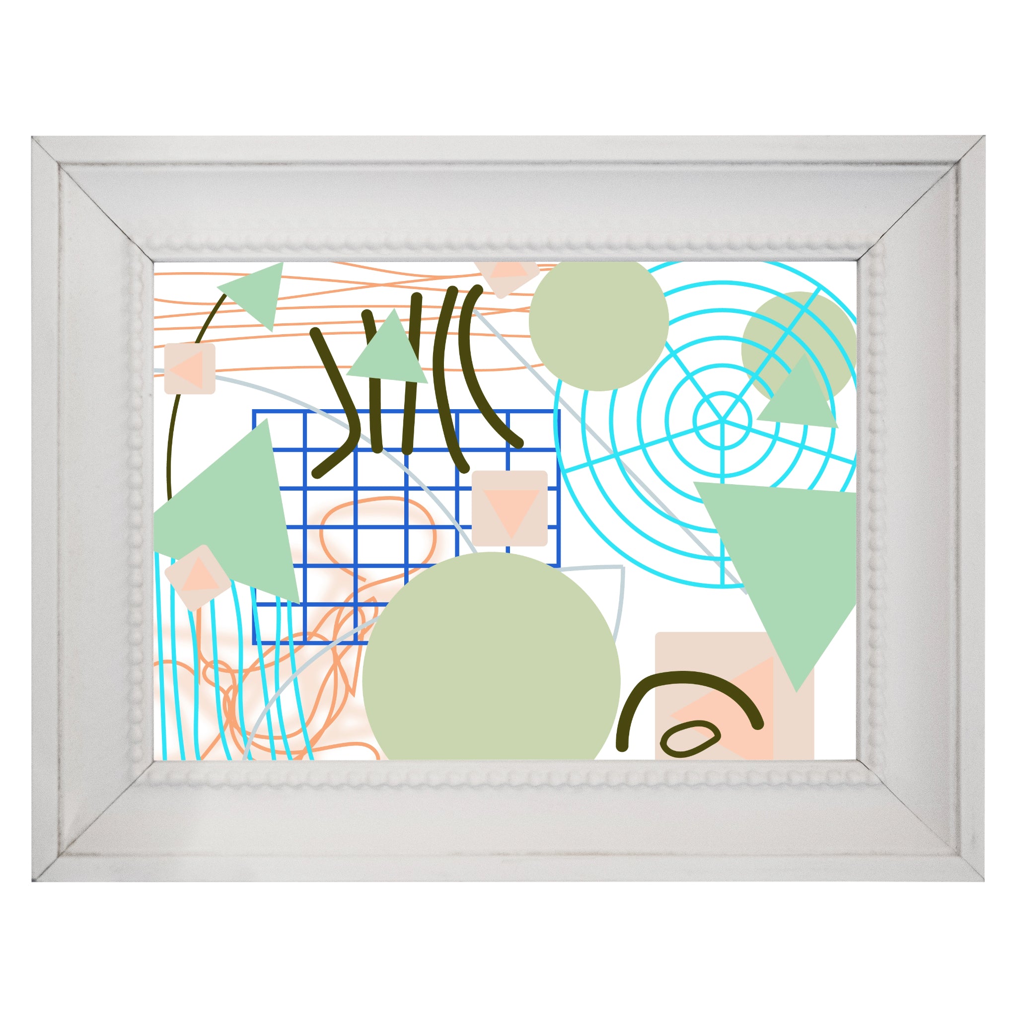 Triangular green circles, Poster