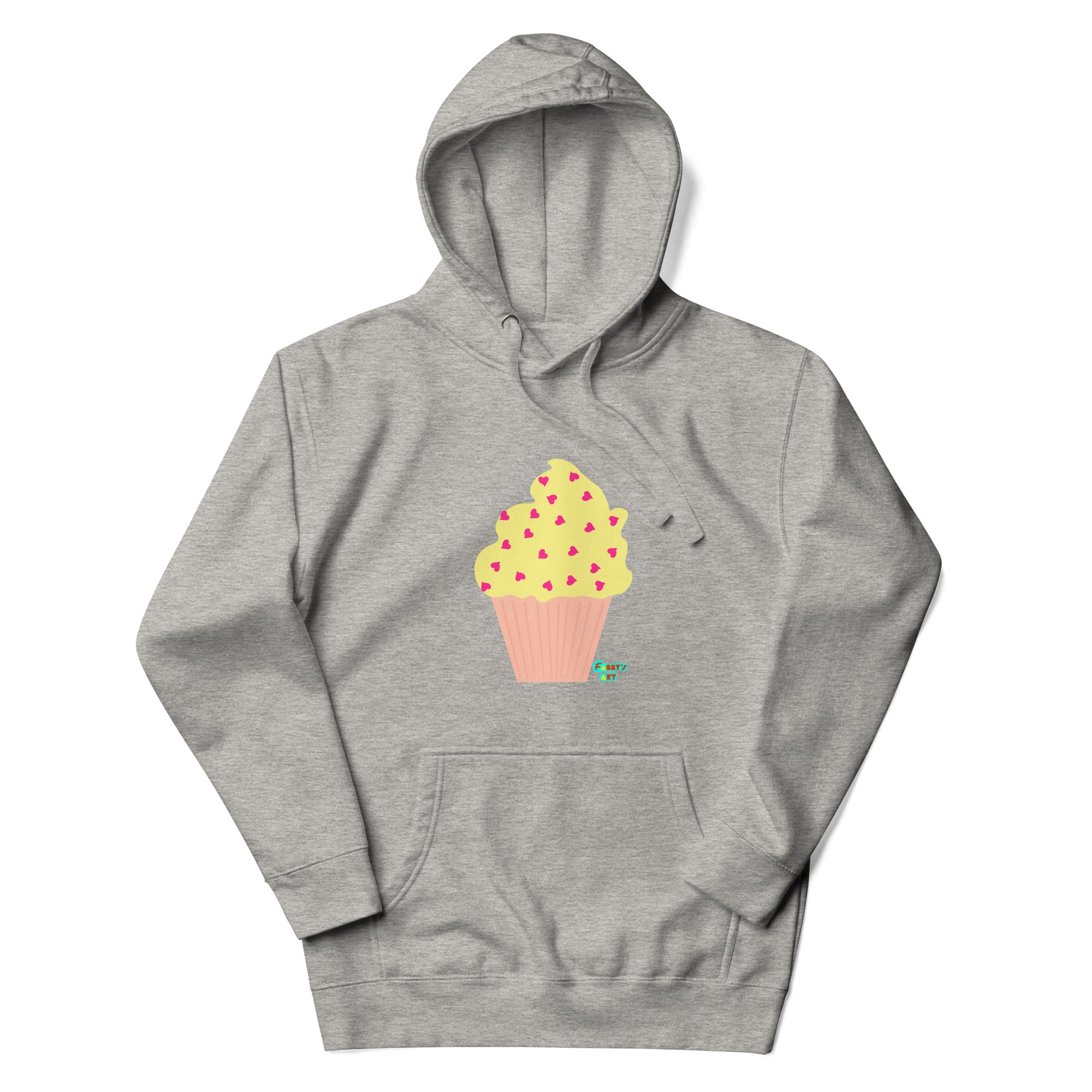 Yellow cupcake Unisex premium hoodie