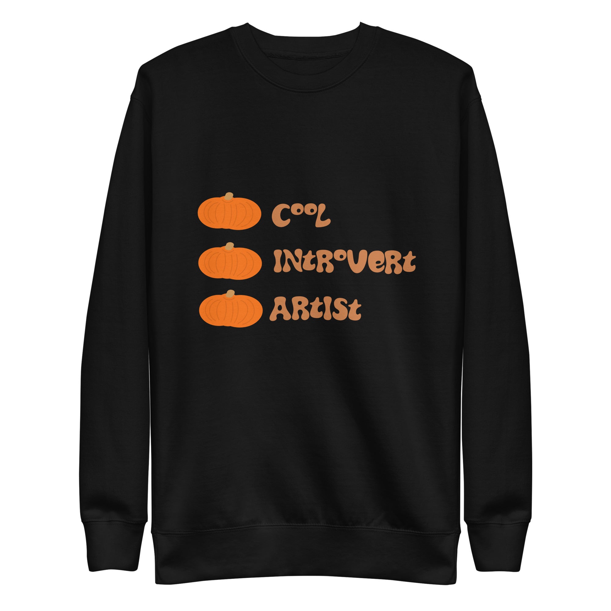 Cool introvert artist, Unisex Premium Sweatshirt