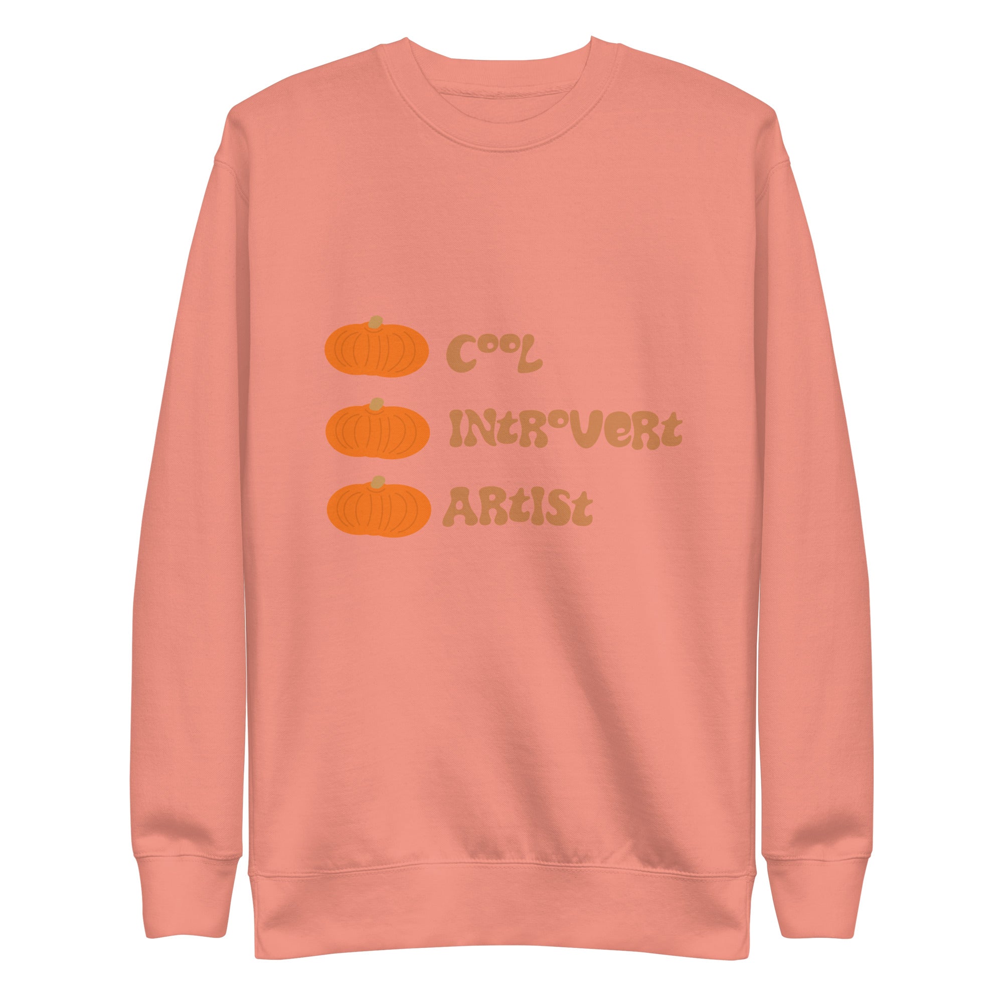 Cool introvert artist, Unisex Premium Sweatshirt