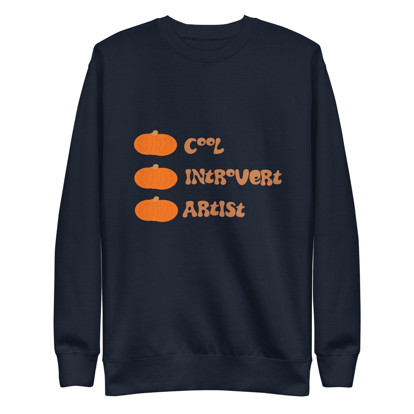 Cool introvert artist, Unisex Premium Sweatshirt