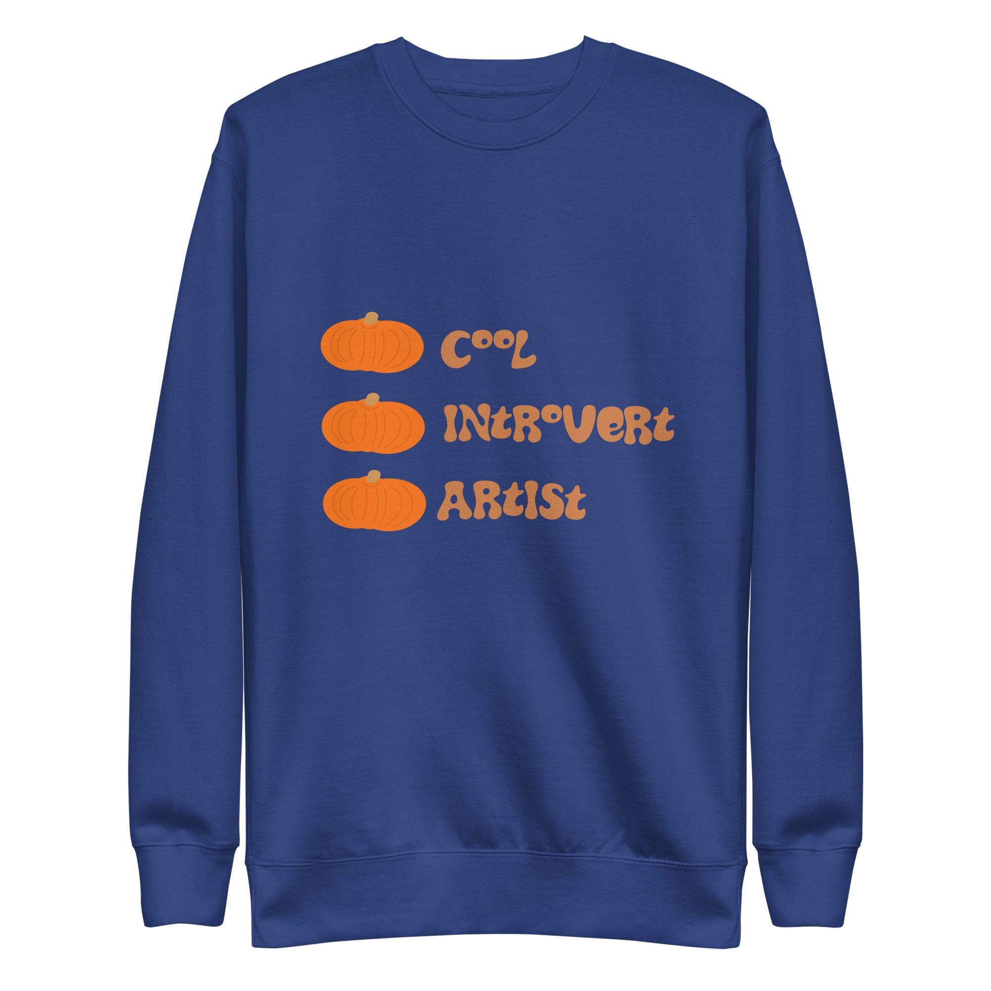 Cool introvert artist, Unisex Premium Sweatshirt