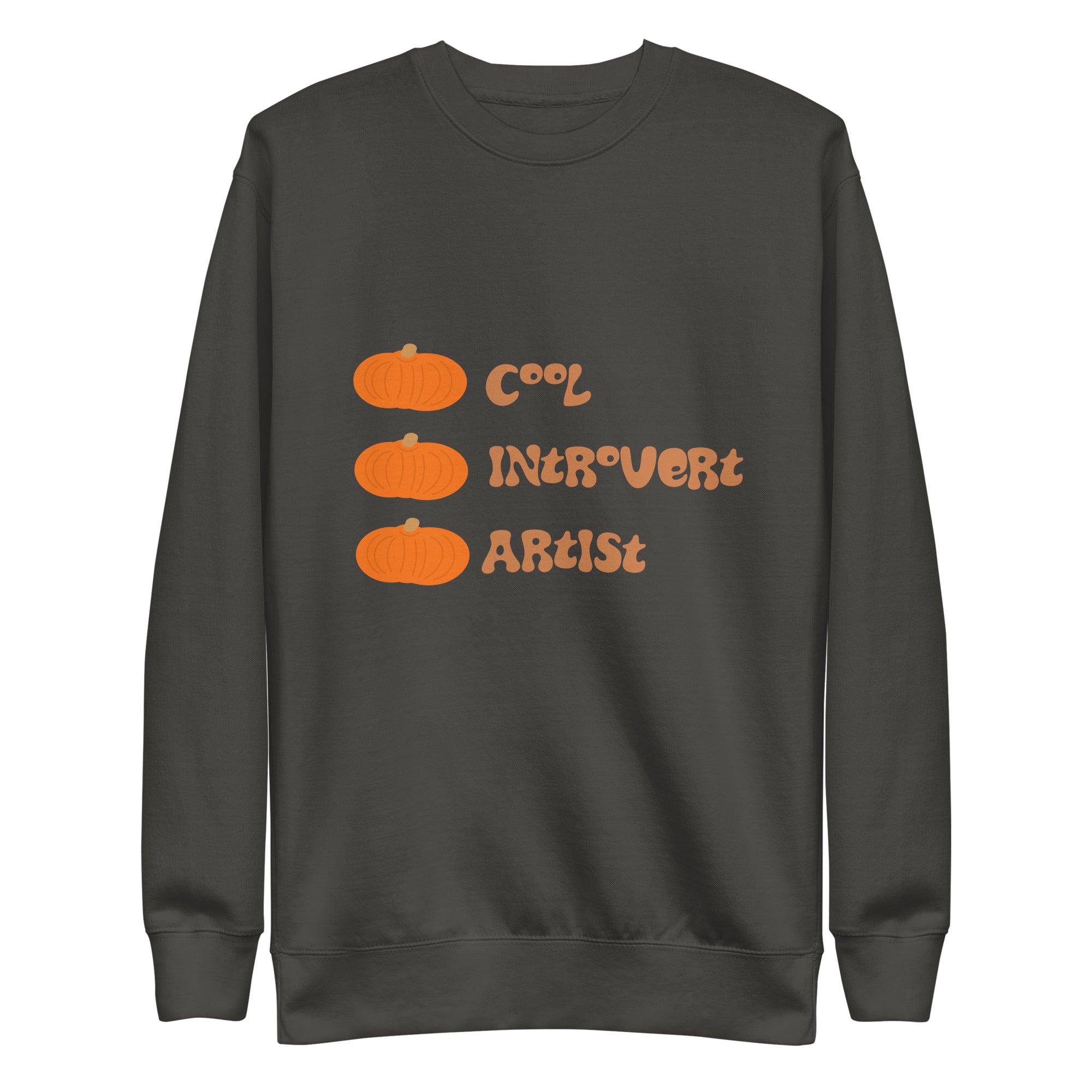 Cool introvert artist, Unisex Premium Sweatshirt