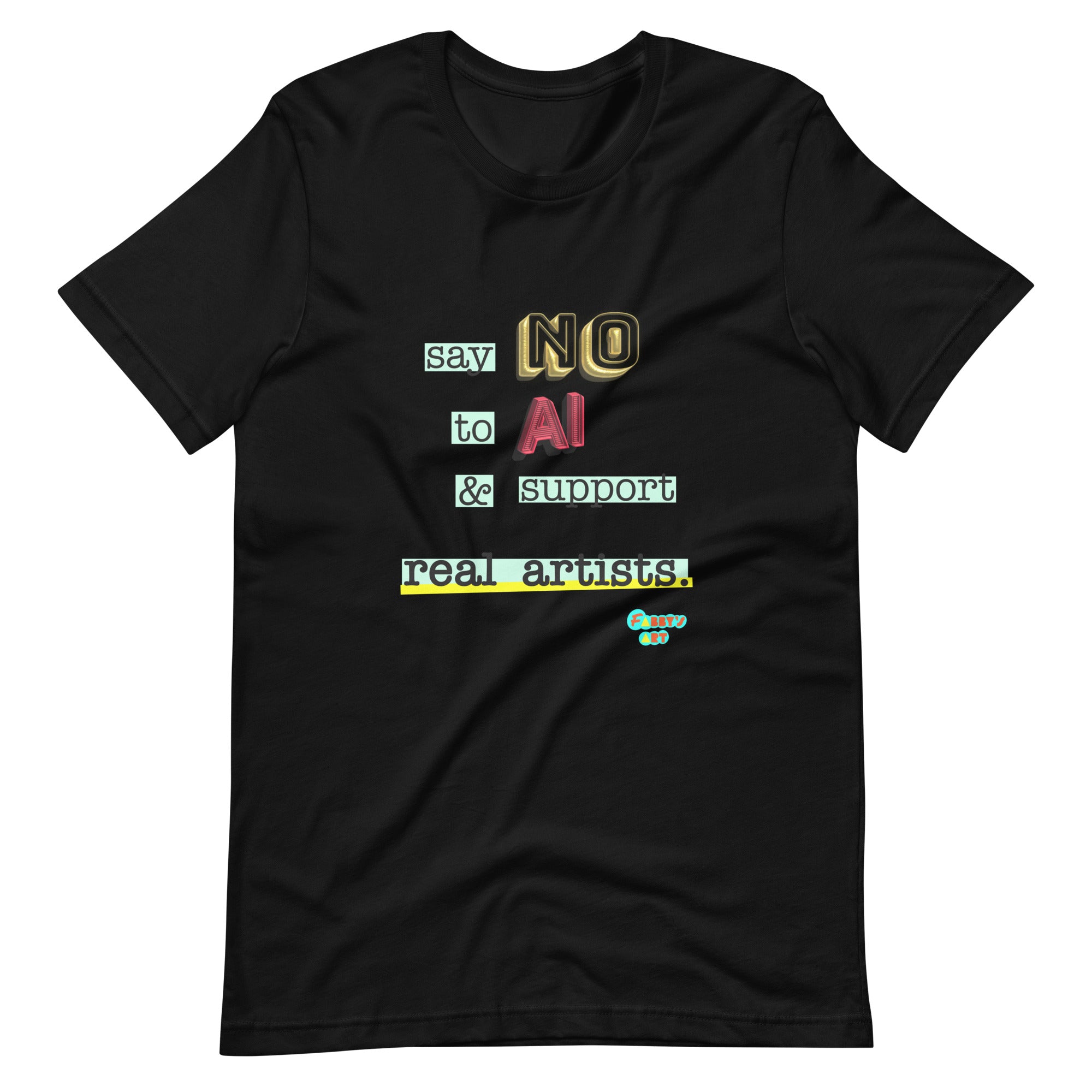 Say no to AI Unisex t-shirt