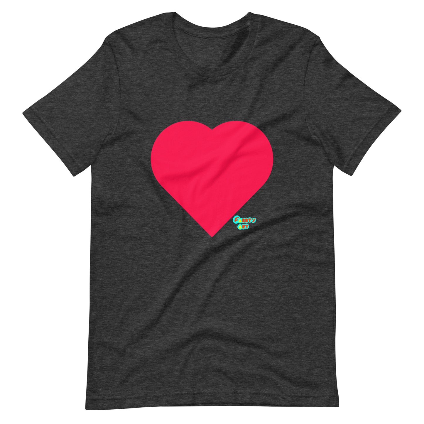 Red heart Unisex t-shirt