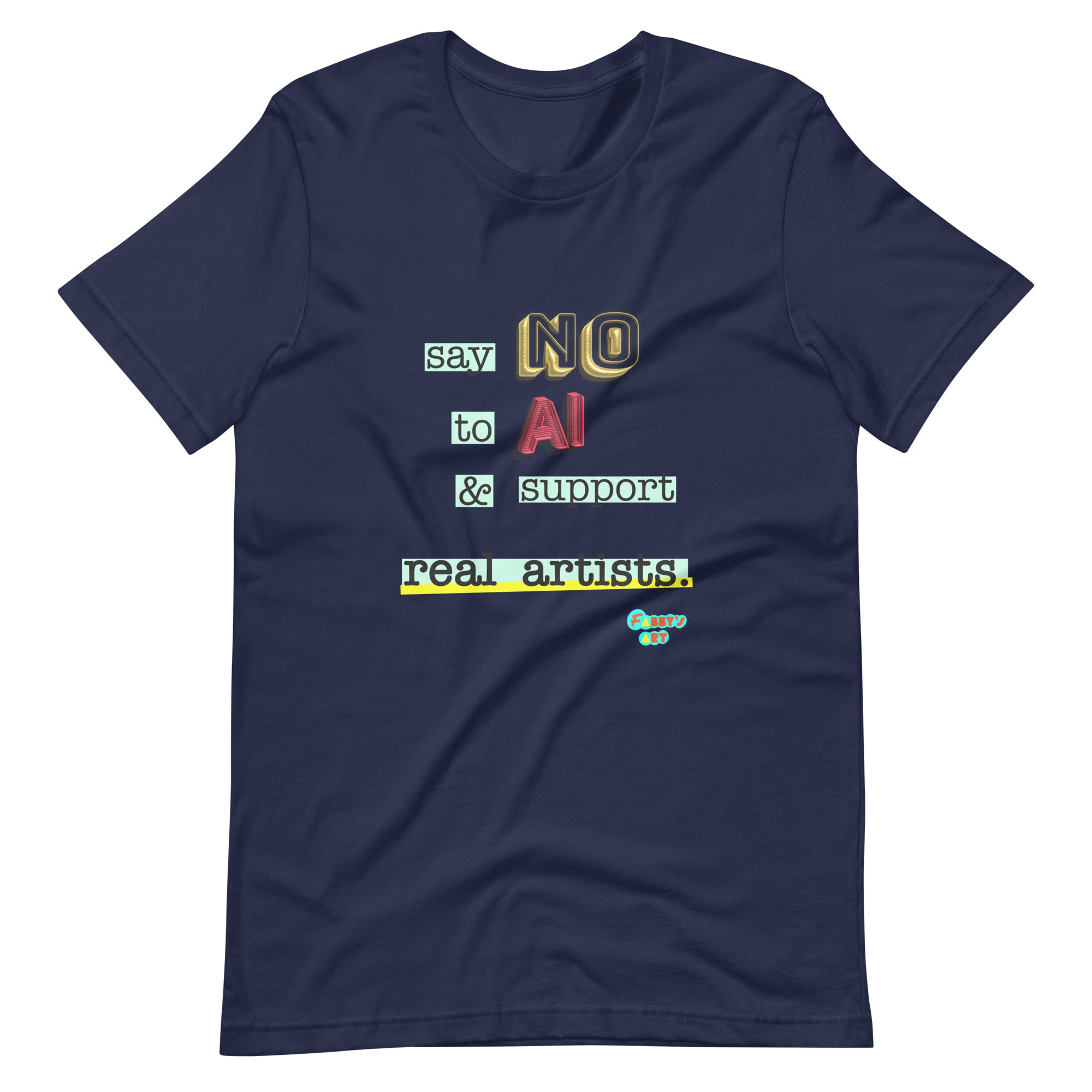 Say no to AI Unisex t-shirt
