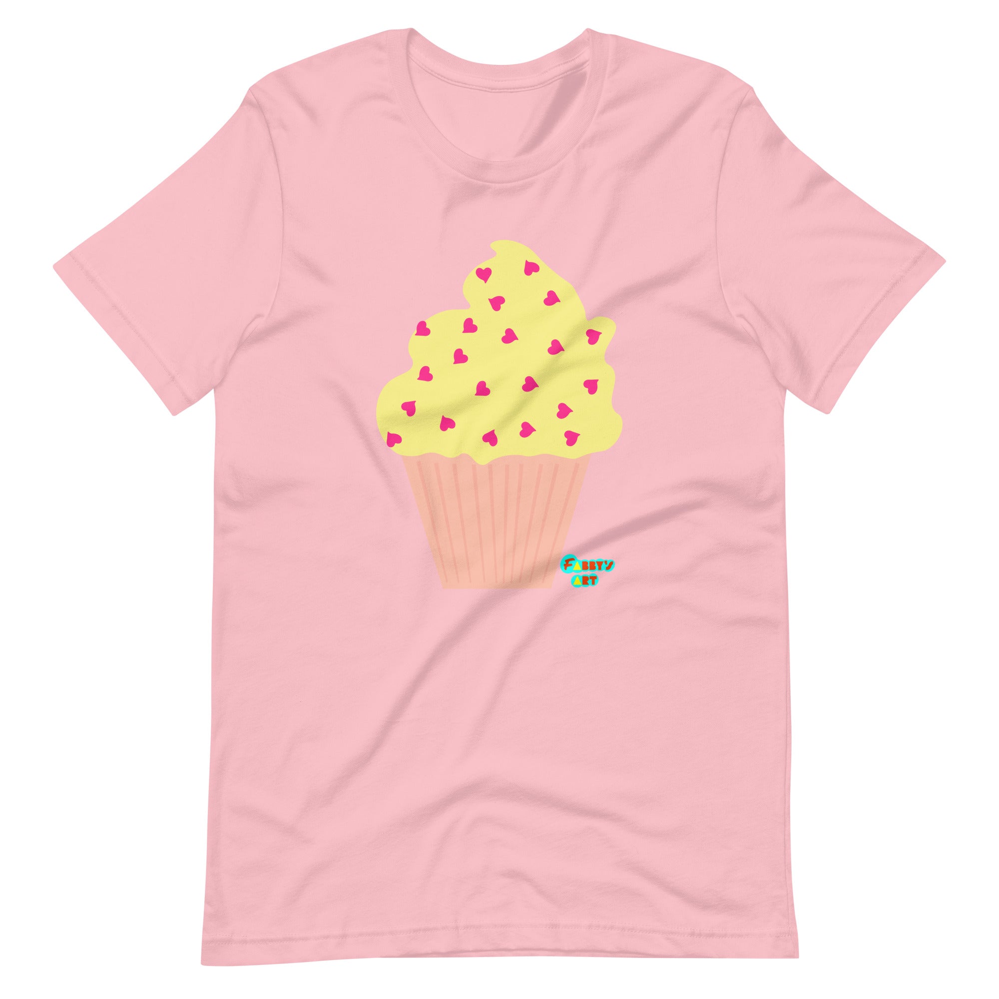 Yellow cupcake Unisex t-shirt