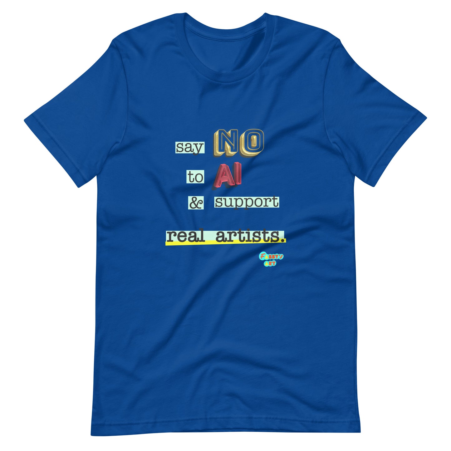 Say no to AI Unisex t-shirt