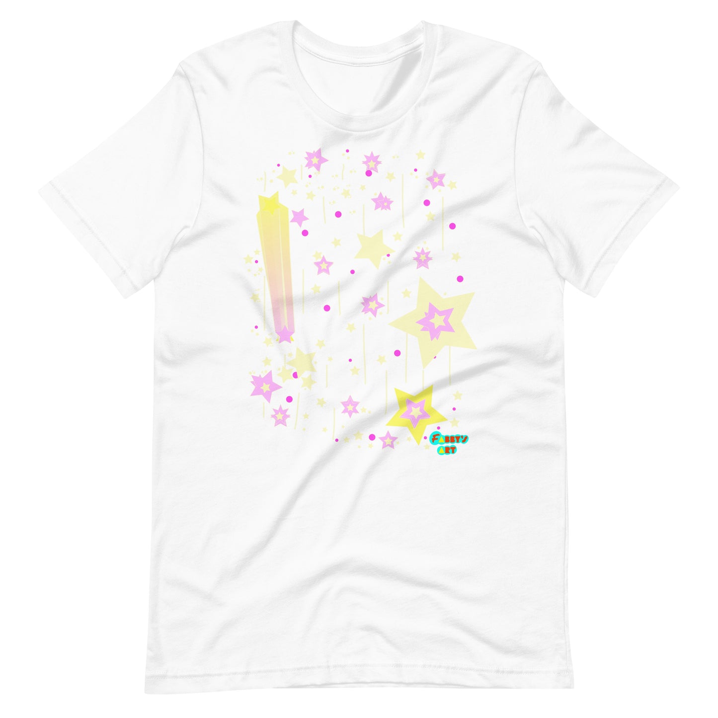 Yellow stars Unisex t-shirt