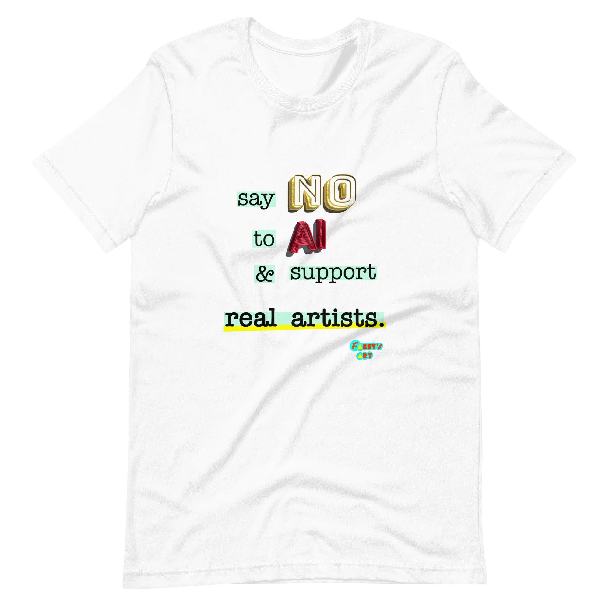 Say no to AI Unisex t-shirt