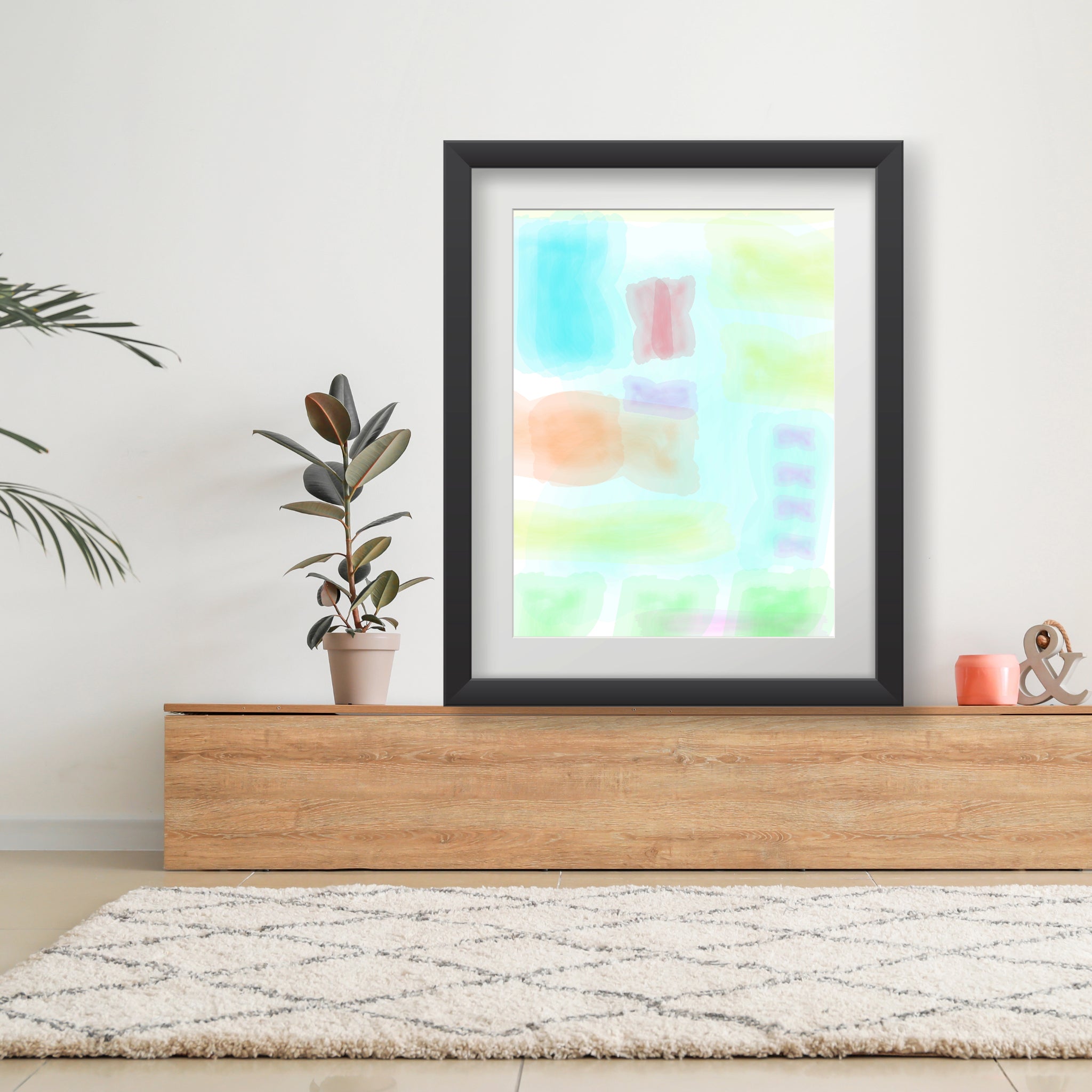 Watercolor Abstract Poster