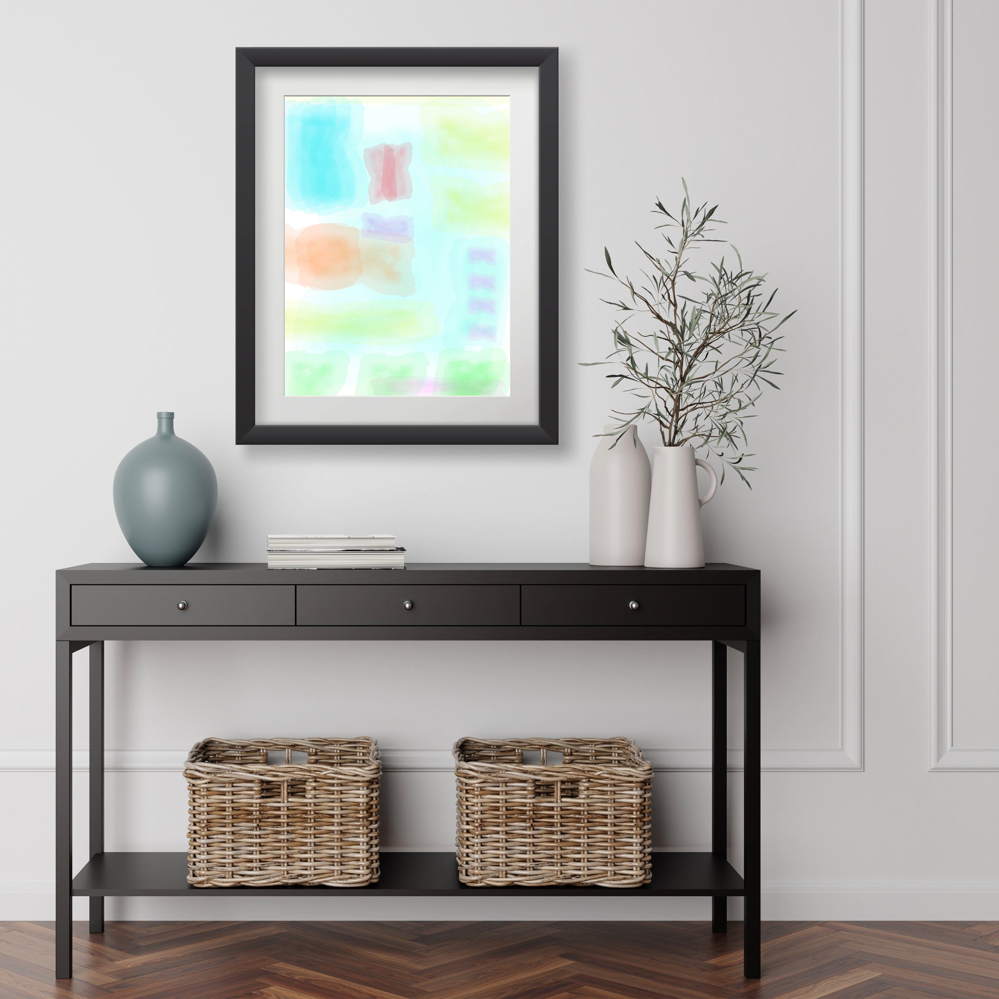 Watercolor Abstract Poster