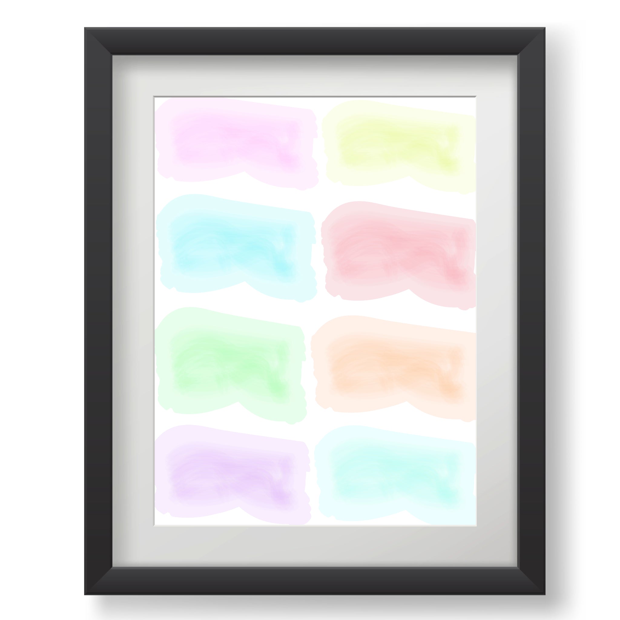 Watercolor Stages Poster