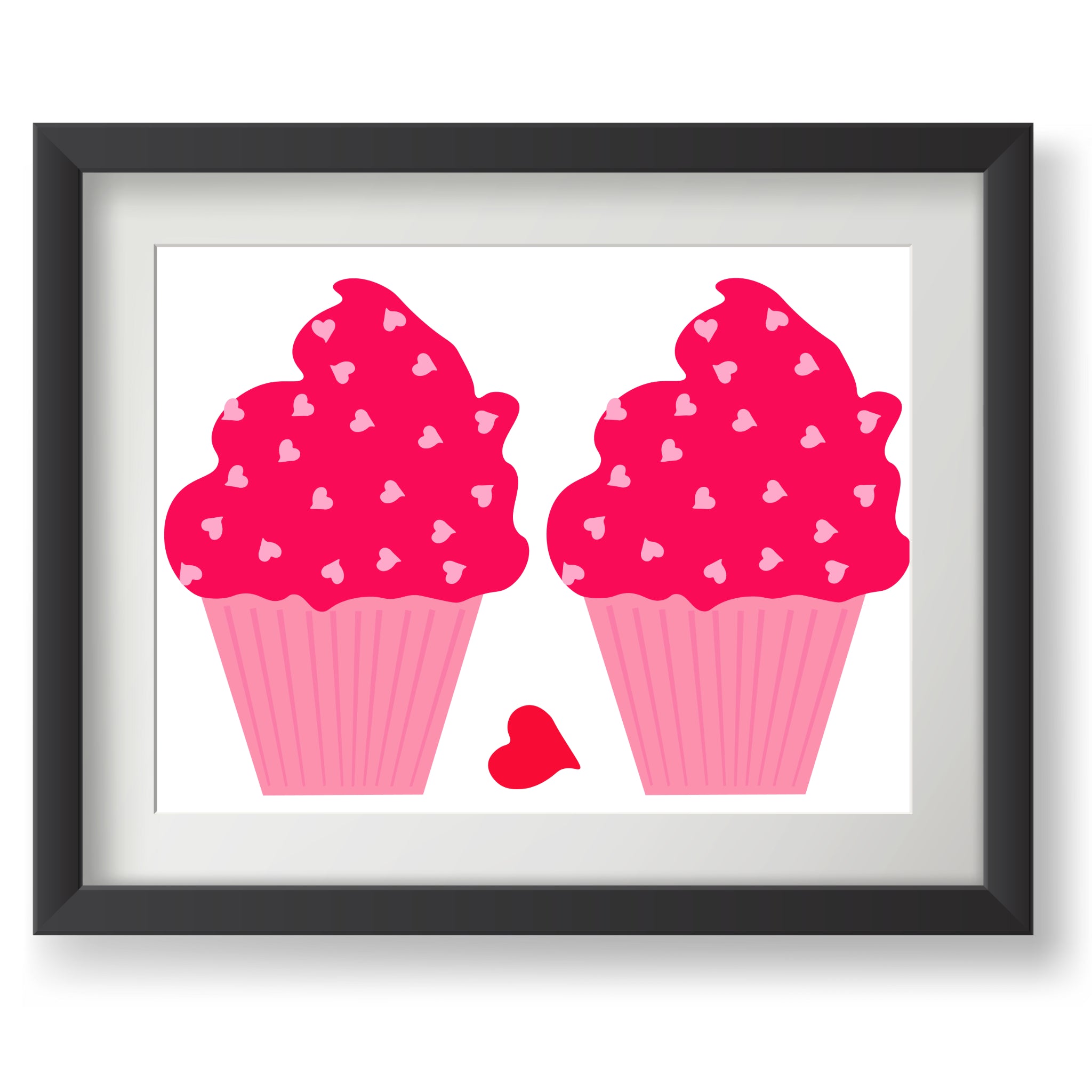 Cupcakes in love Poster