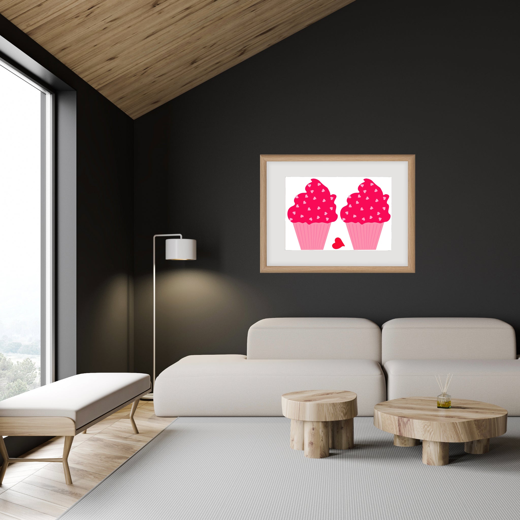 Cupcakes in love Poster