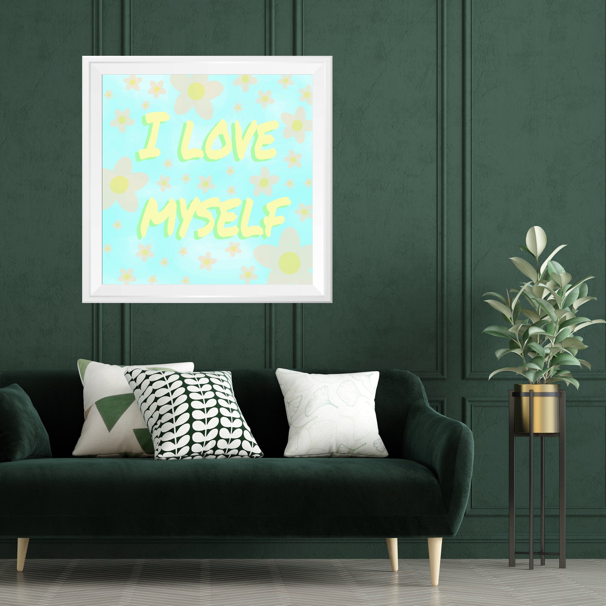 I Love Myself (Square) Poster
