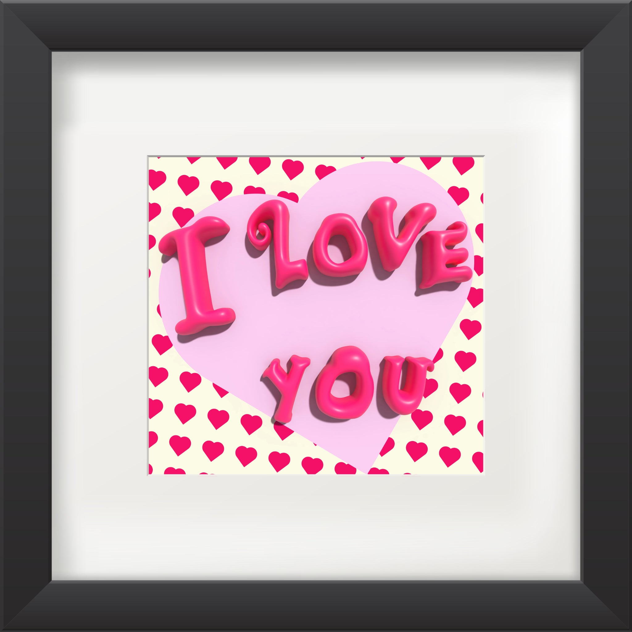 I love you heart Poster