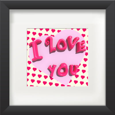 I love you heart Poster