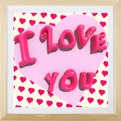 I love you heart Poster