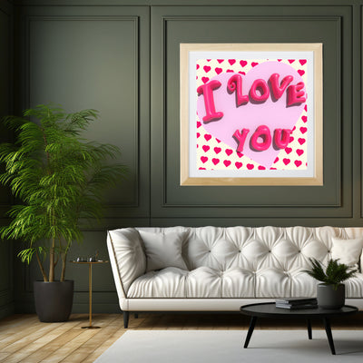 I love you heart Poster