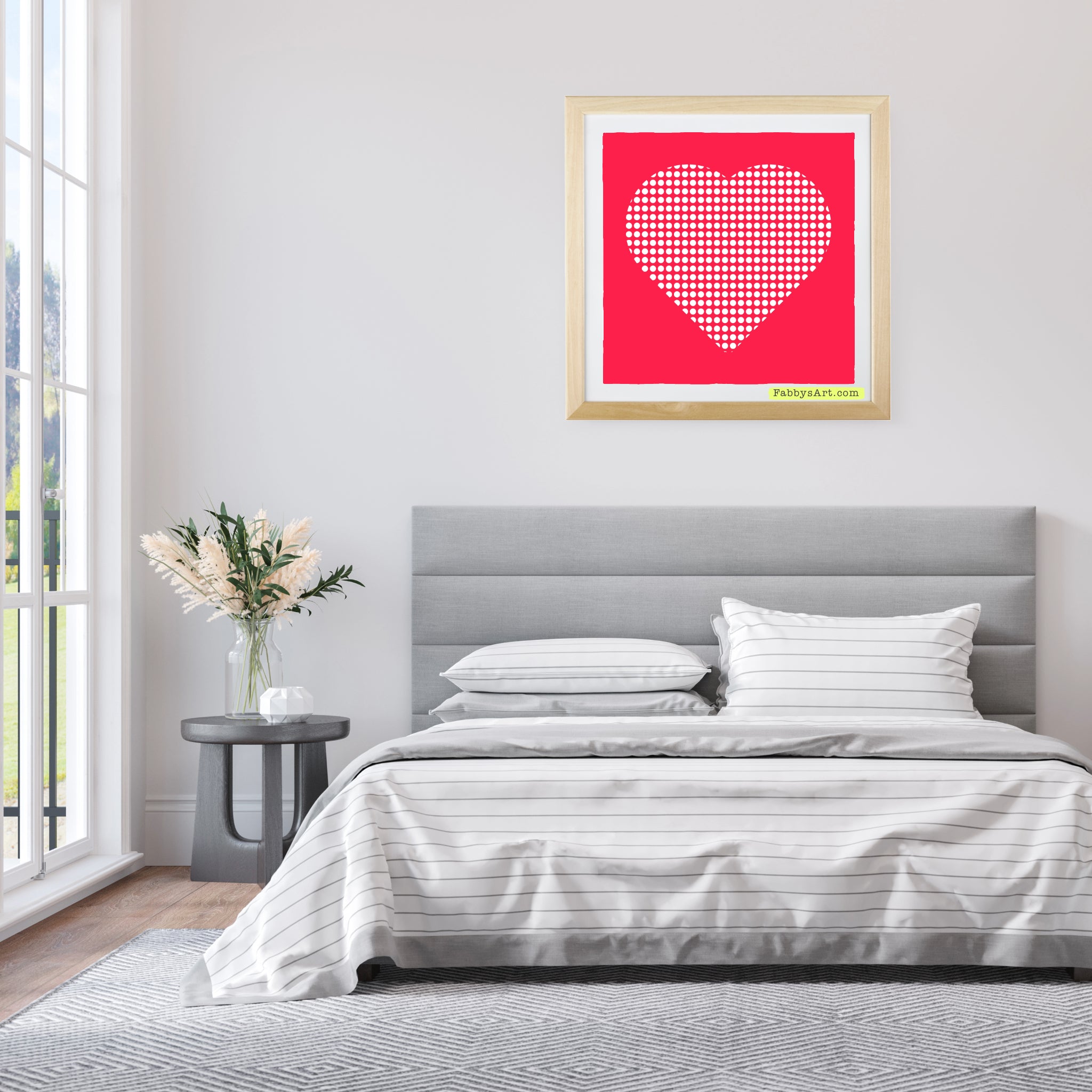 In love (dotted heart) Poster